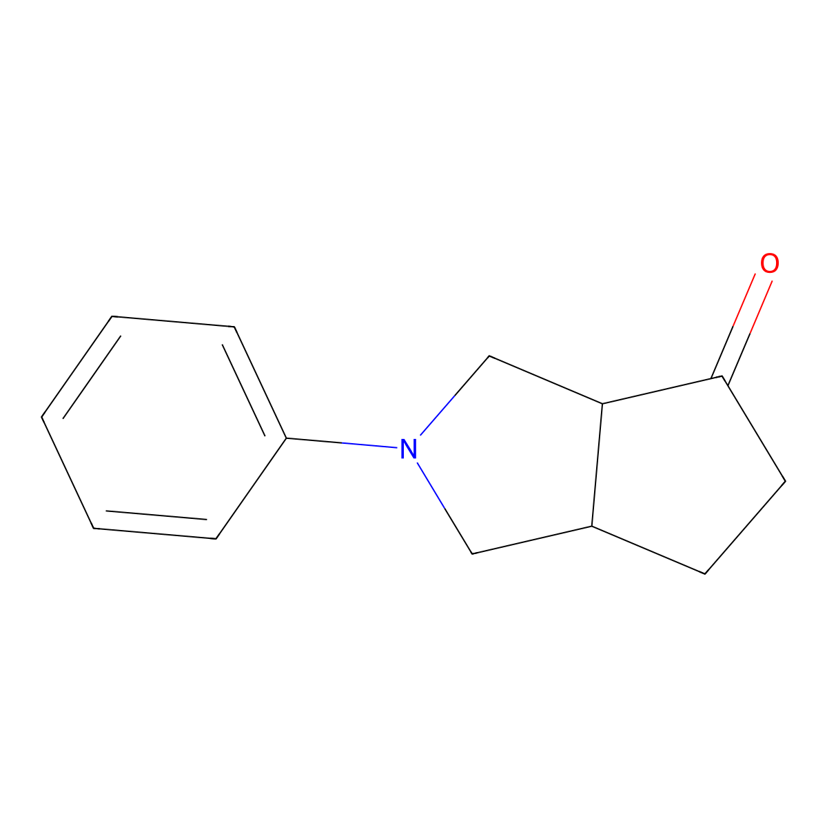 2-phenylhexahydrocyclopenta[c]pyrrol-4(5H)-one molecular structure, CAS 1269292-95-6
