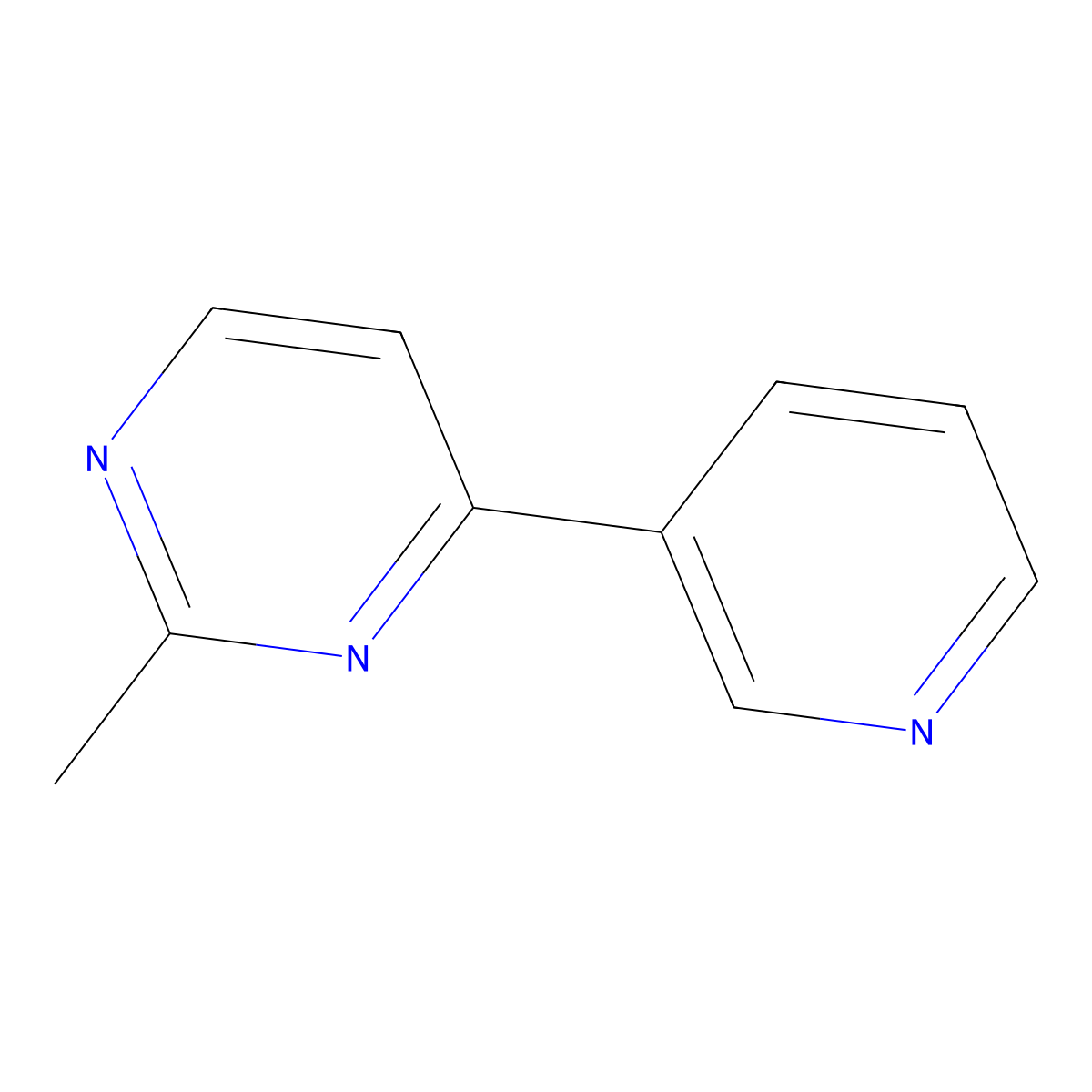 2-Methyl-4-(pyridin-3-yl)pyrimidine molecular structure, CAS 1269293-59-5
