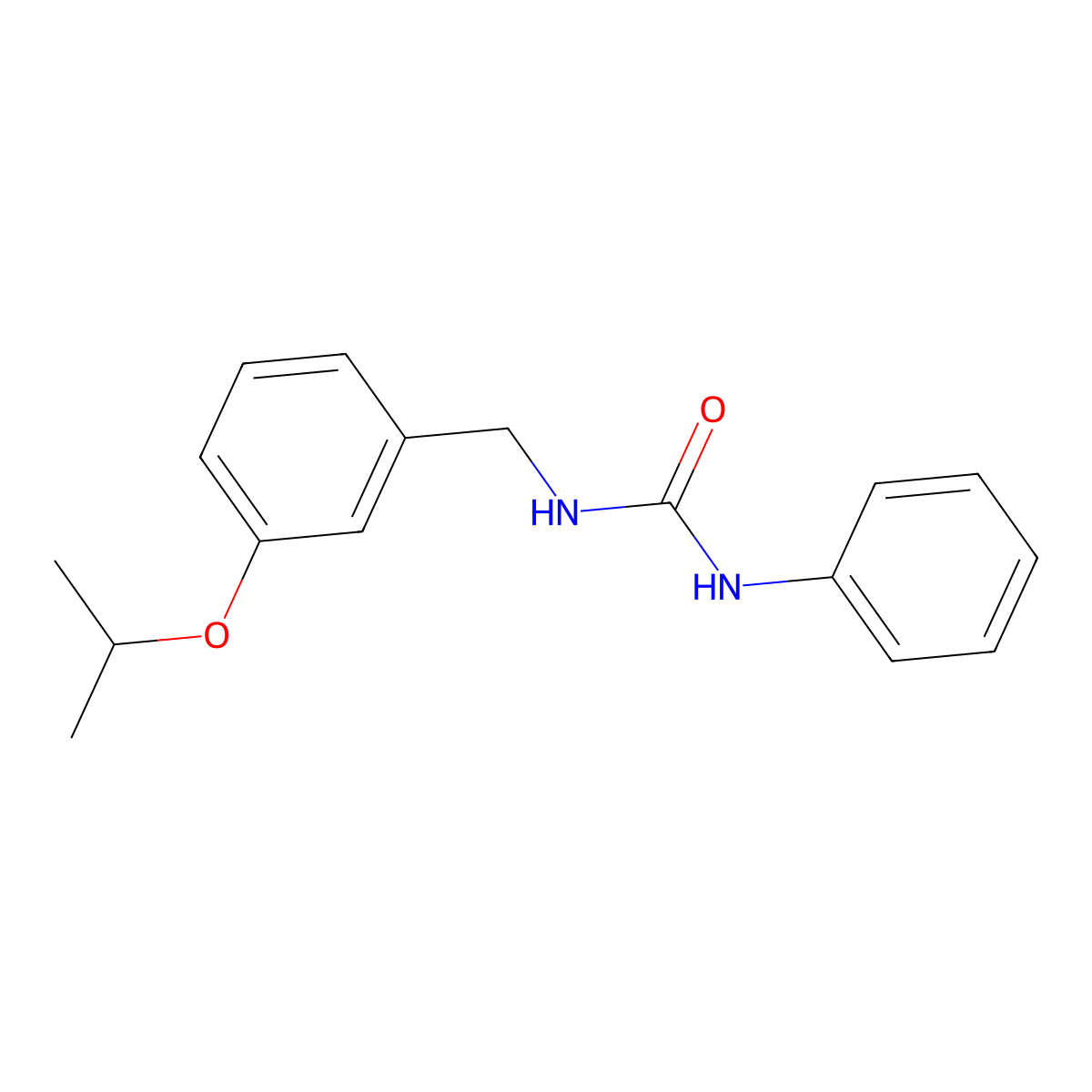 1-Phenyl-3-[3-(propan-2-yloxy)benzyl]urea molecular structure, CAS 1269370-29-7