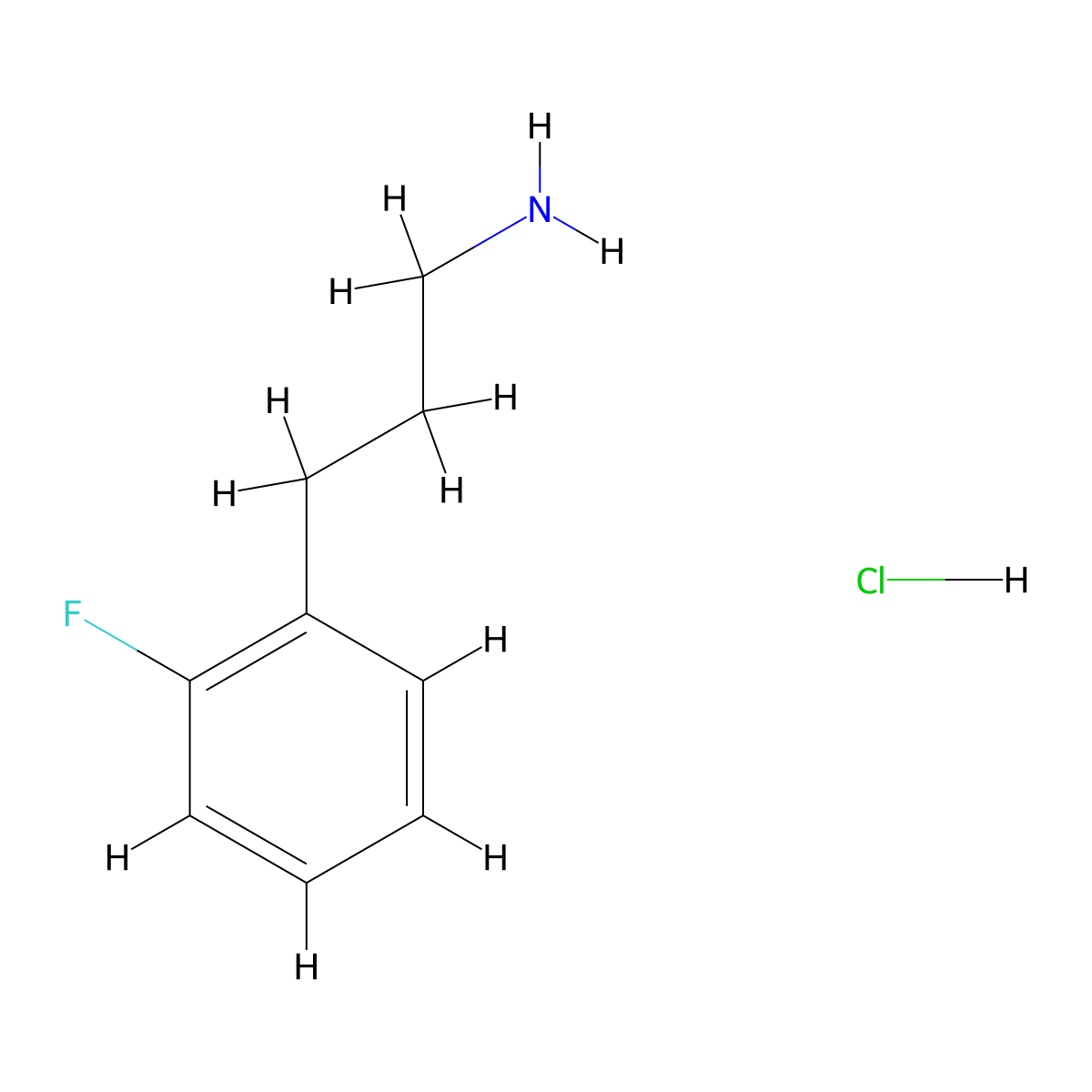 [3-(2-Fluorophenyl)propyl]amine hydrochloride molecular structure, CAS 1269379-11-4