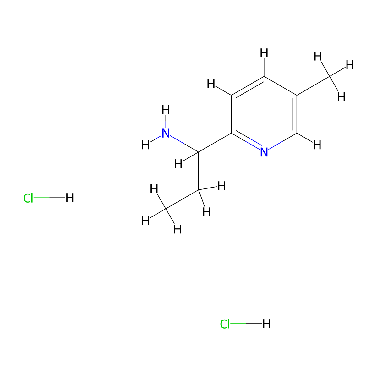 1-(5-Methylpyridin-2-YL)propan-1-amine dihydrochloride molecular structure, CAS 1269384-23-7