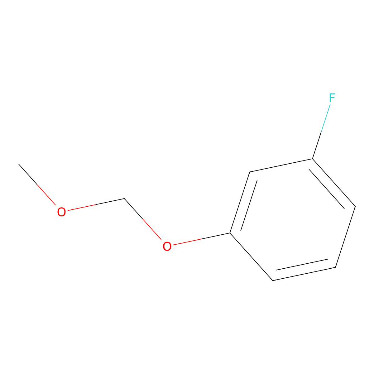 1-Fluoro-3-(methoxymethoxy)benzene molecular structure, CAS 126940-10-1