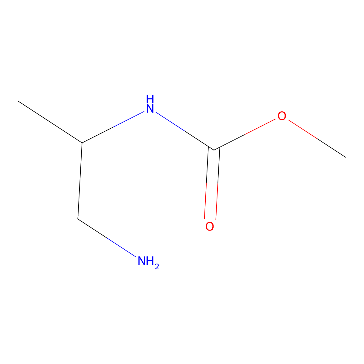 methyl N-[(2R)-1-aminopropan-2-yl]carbamate molecular structure, CAS 1269440-97-2