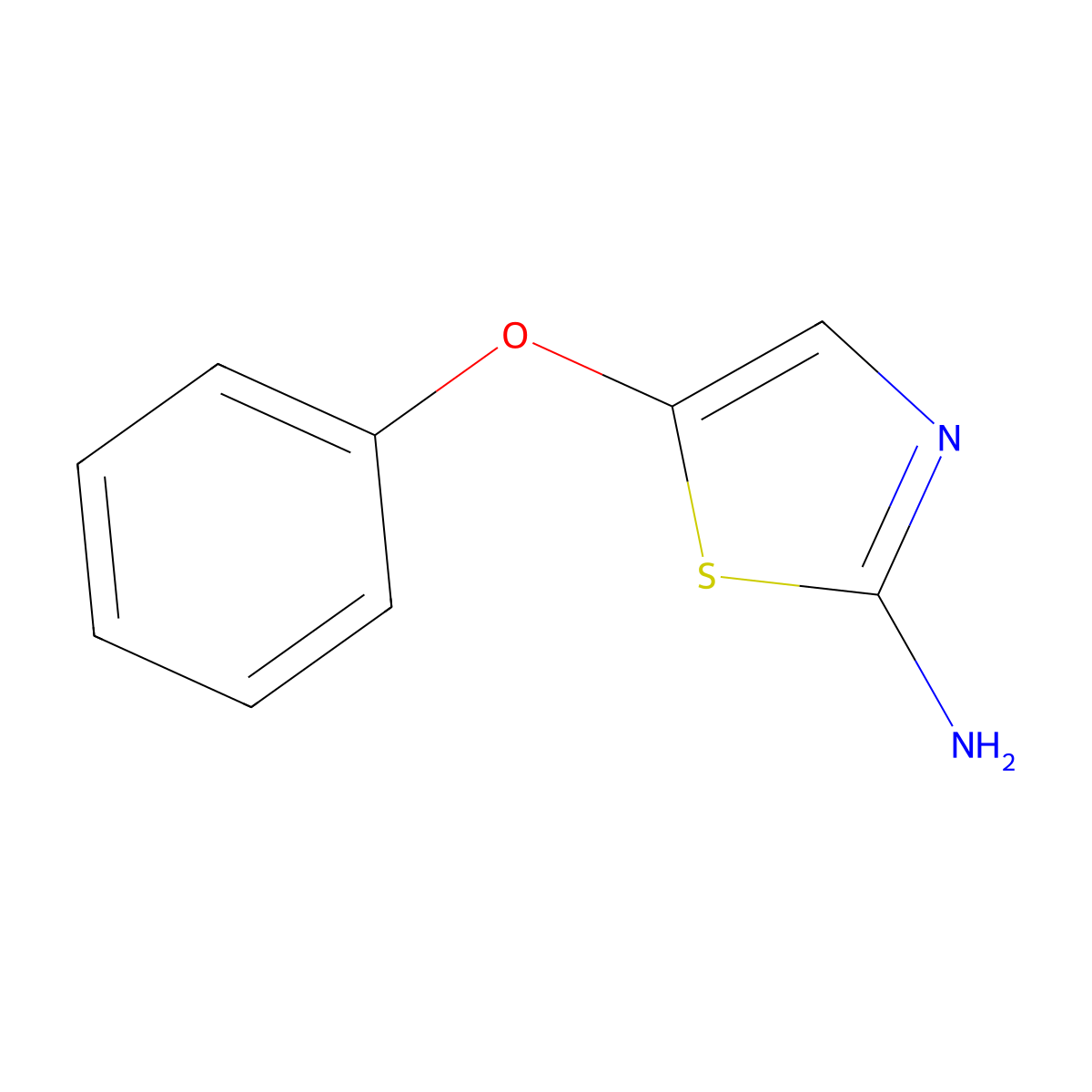 5-Phenoxy-1,3-thiazol-2-amine molecular structure, CAS 1269461-96-2