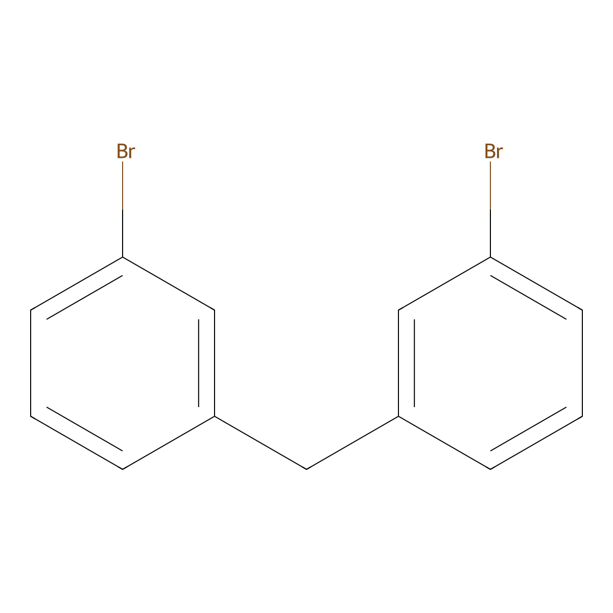 Bis(3-bromophenyl)methane molecular structure, CAS 126950-40-1