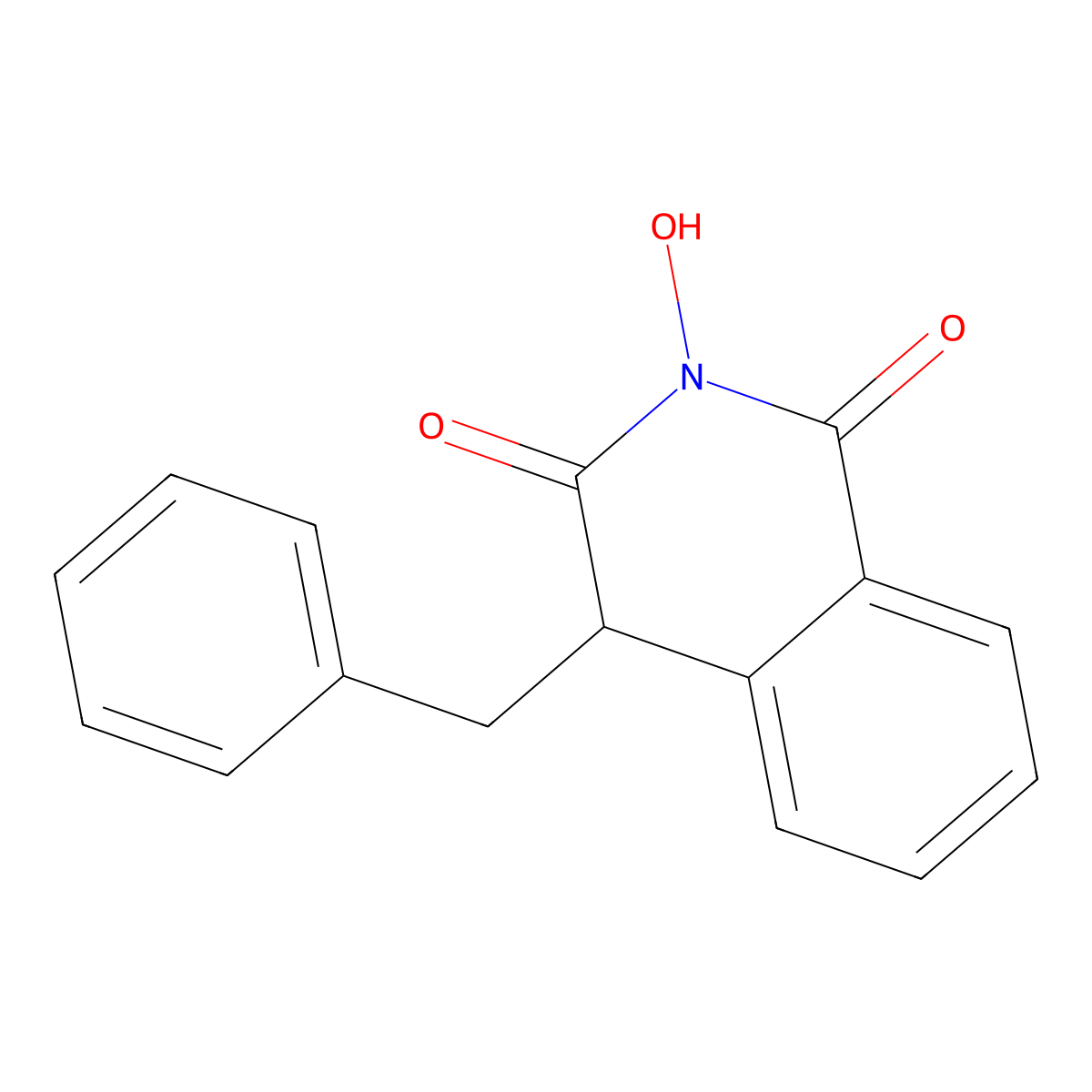 4-Benzyl-2-hydroxyisoquinoline-1,3(2H,4H)-dione molecular structure, CAS 1269514-99-9