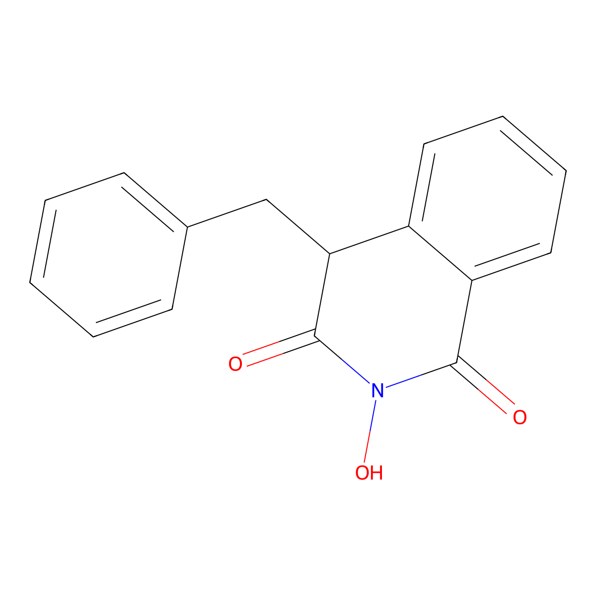 4-Benzyl-2-hydroxyisoquinoline-1,3(2H,4H)-dione molecular structure, CAS 1269514-99-9