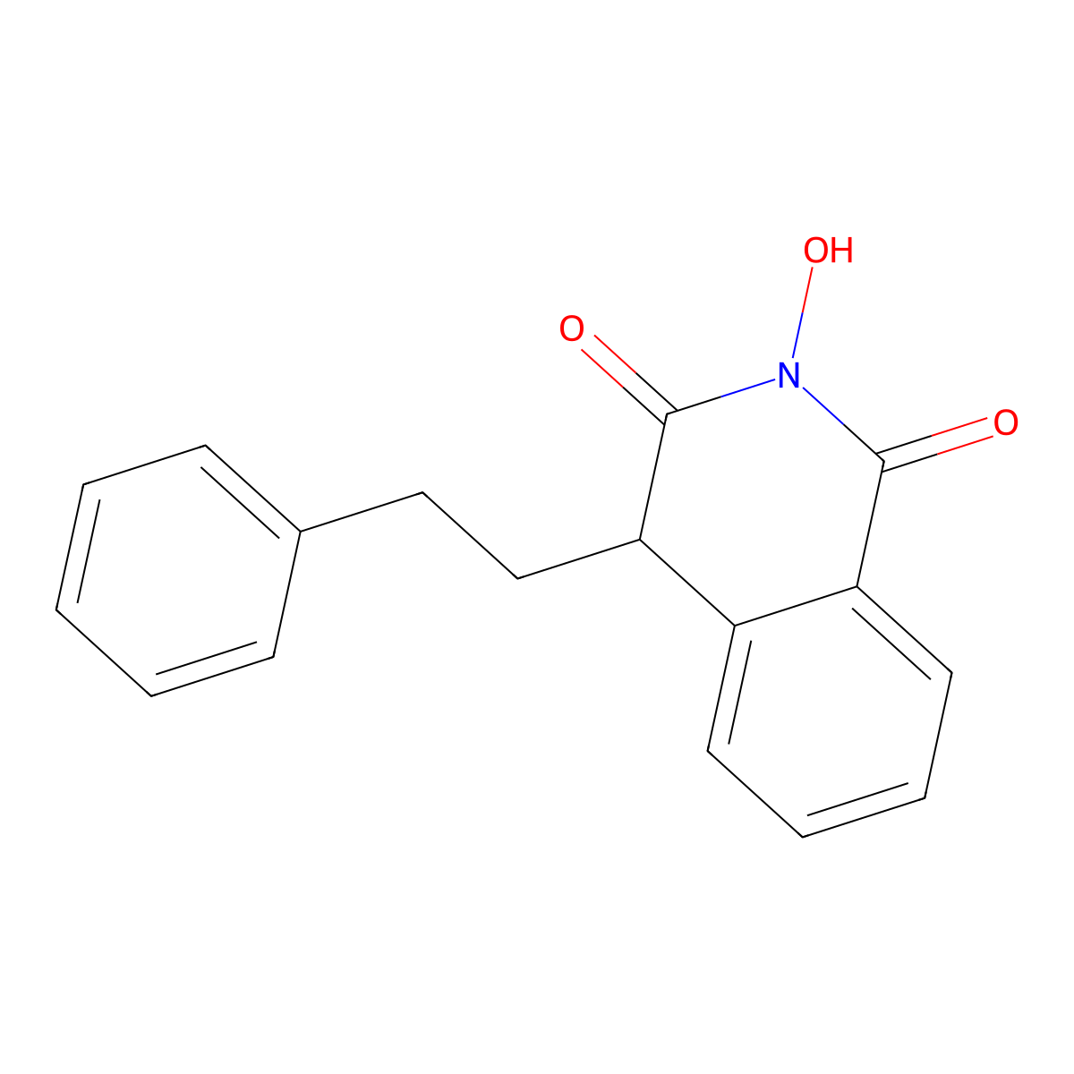 2-Hydroxy-4-phenethylisoquinoline-1,3(2H,4H)-dione molecular structure, CAS 1269515-03-8