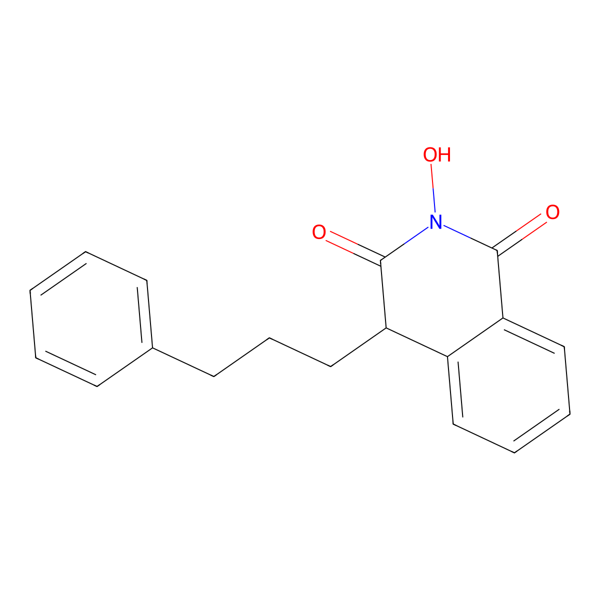 2-Hydroxy-4-(3-phenylpropyl)isoquinoline-1,3(2H,4H)-dione molecular structure, CAS 1269515-04-9