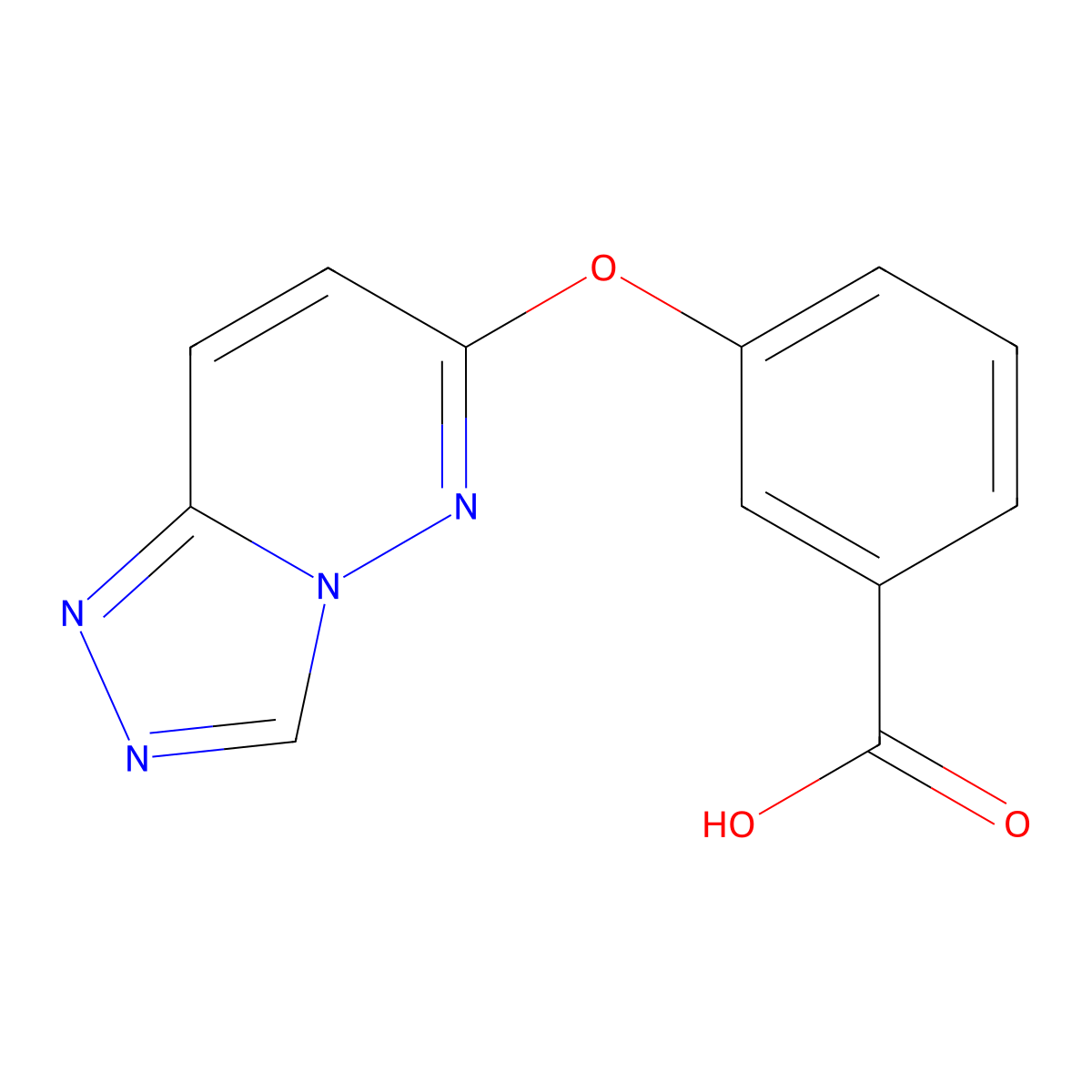 3-([1,2,4]Triazolo[4,3-b]pyridazin-6-yloxy)benzoic acid molecular structure, CAS 1269527-51-6