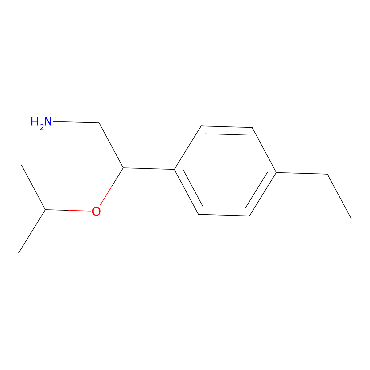 2-(4-Ethylphenyl)-2-isopropoxy-ethylamine molecular structure, CAS 1269531-13-6