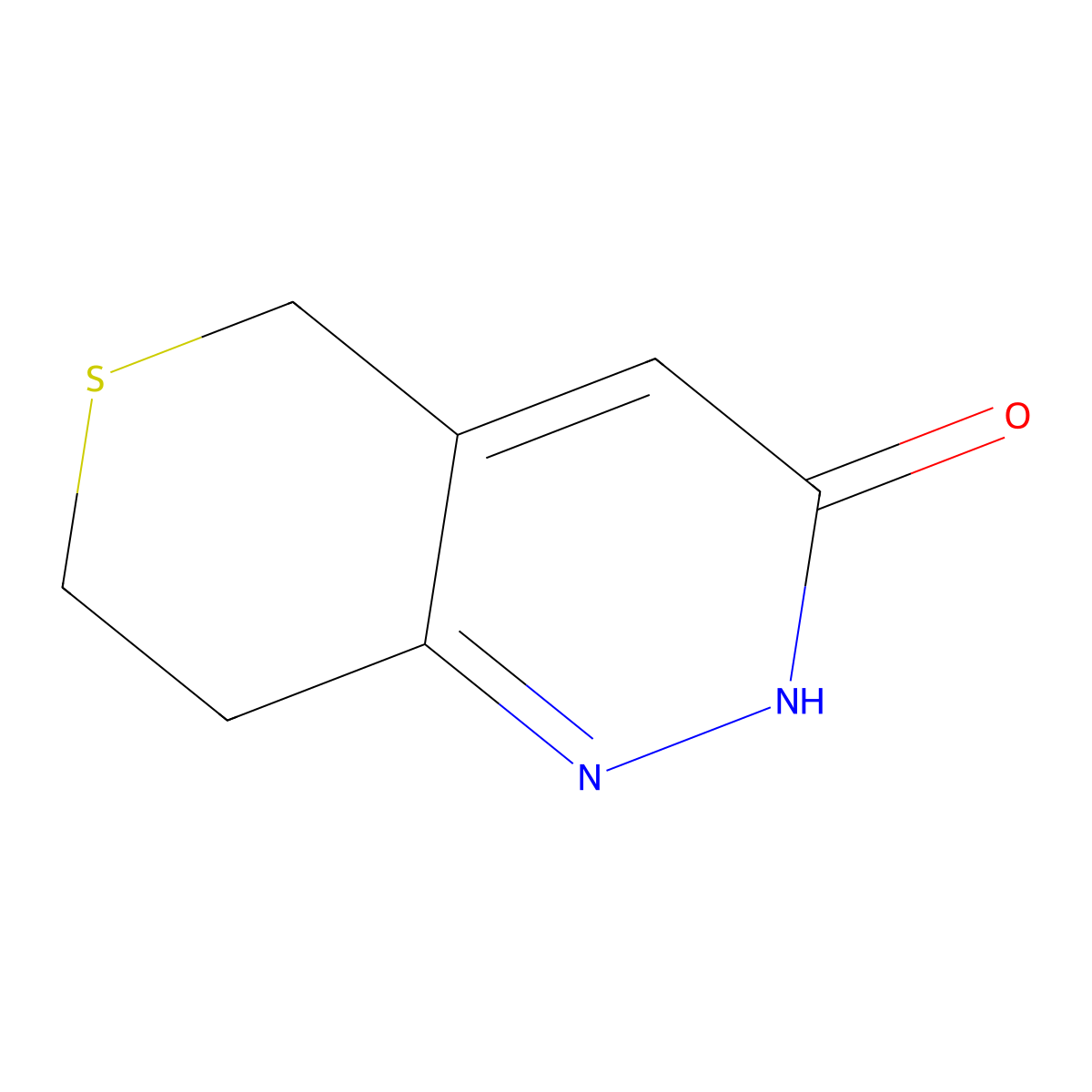 7,8-dihydro-2H-thiopyrano[4,3-c]pyridazin-3(5H)-one molecular structure, CAS 1269531-18-1