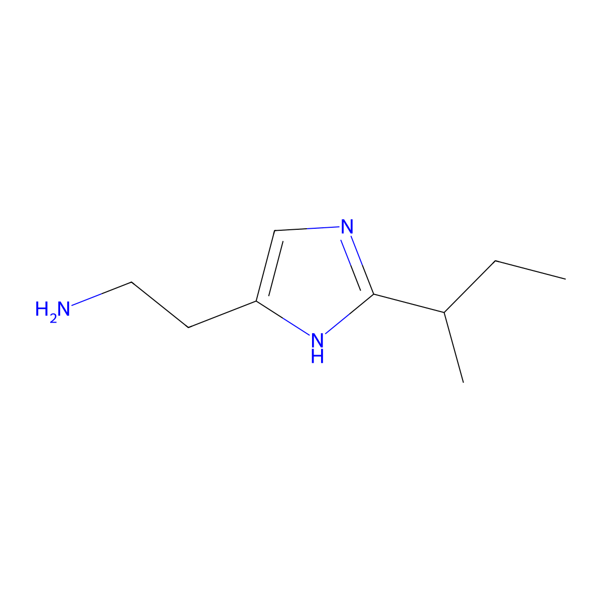 2-[2-(Butan-2-yl)-1h-imidazol-4-yl]ethan-1-amine molecular structure, CAS 1269532-47-9