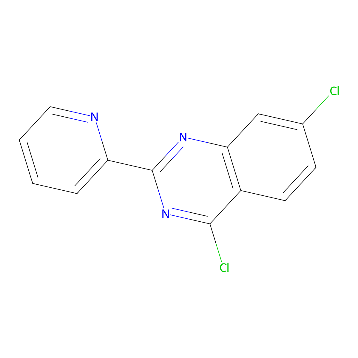 4,7-Dichloro-2-(2-pyridinyl)-quinazoline molecular structure, CAS 1269703-91-4