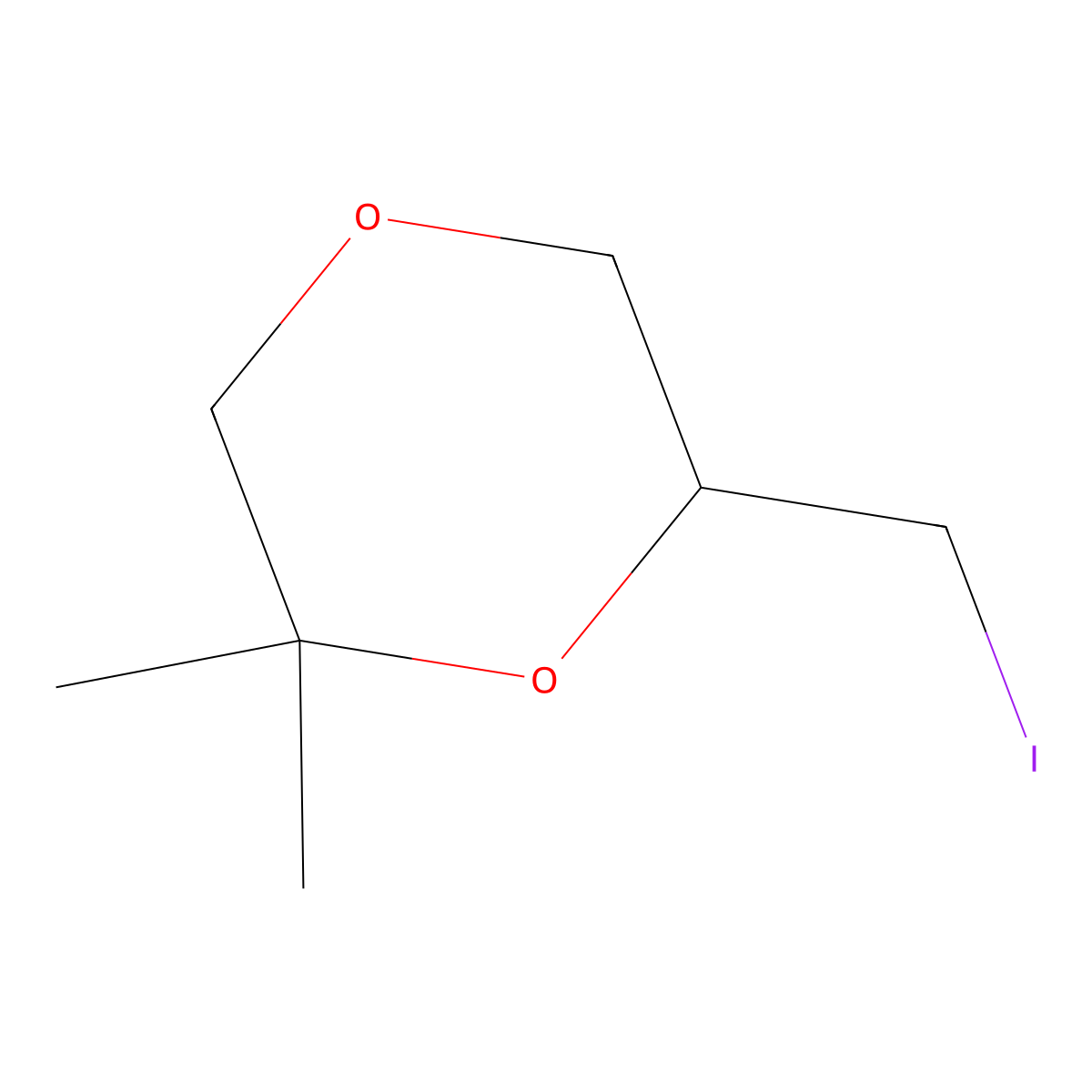 6-(Iodomethyl)-2,2-dimethyl-1,4-dioxane molecular structure, CAS 1269755-05-6