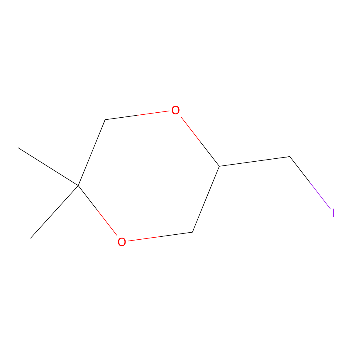 5-(Iodomethyl)-2,2-dimethyl-1,4-dioxane molecular structure, CAS 1269755-08-9