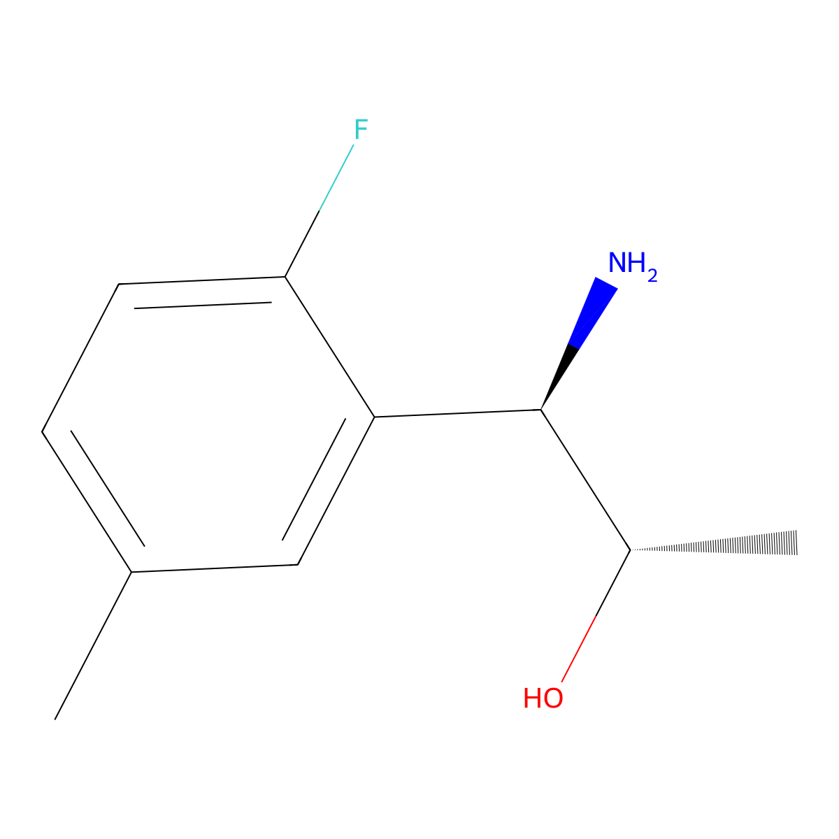 (1R,2S)-1-Amino-1-(2-fluoro-5-methylphenyl)propan-2-OL molecular structure, CAS 1269807-04-6