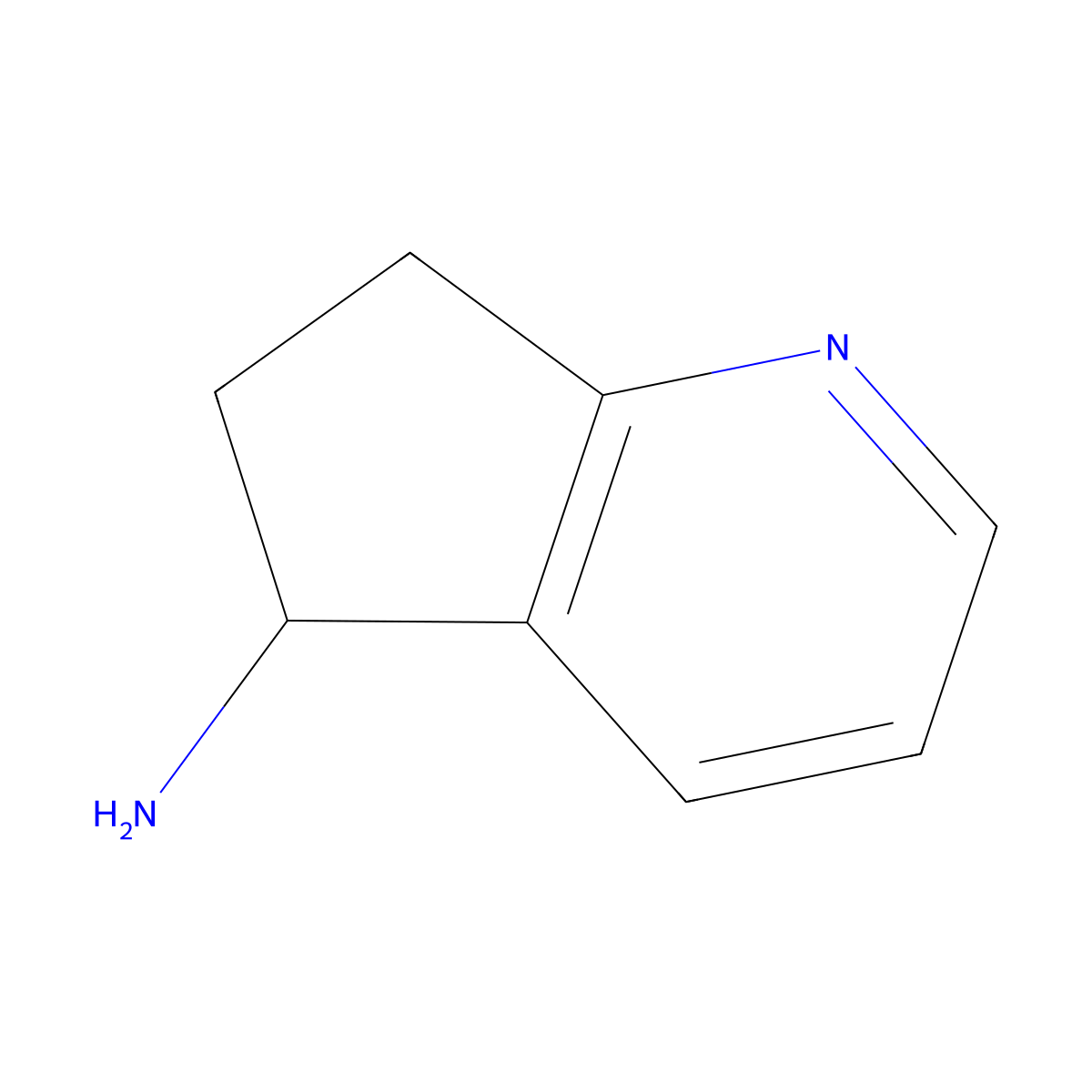 (5R)-5H,6H,7H-cyclopenta[b]pyridin-5-amine molecular structure, CAS 1269843-76-6