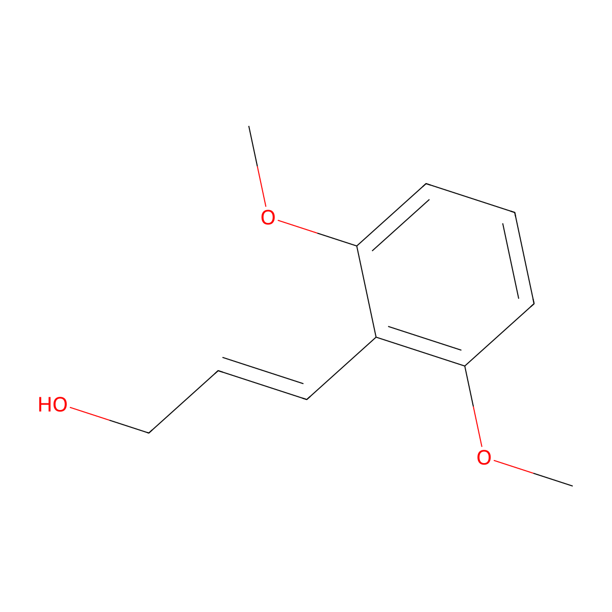 3-(2,6-Dimethoxyphenyl)prop-2-en-1-ol molecular structure, CAS 126985-99-7