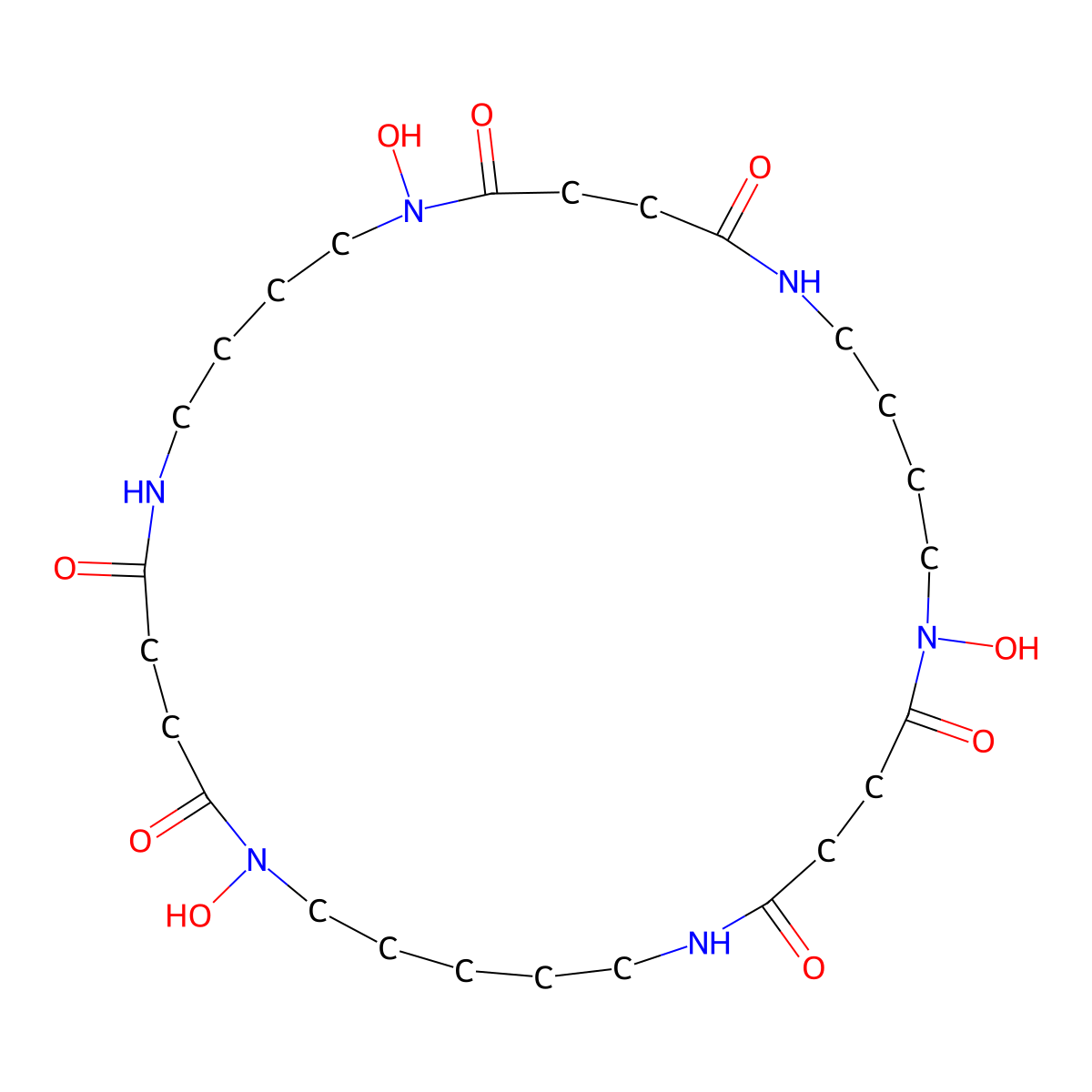 Desferrioxamine X1 molecular structure, CAS 126988-90-7
