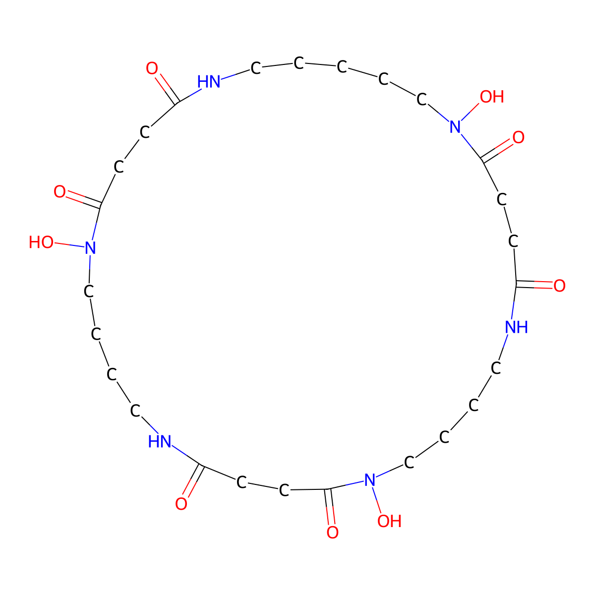 Desferrioxamine X1 molecular structure, CAS 126988-90-7
