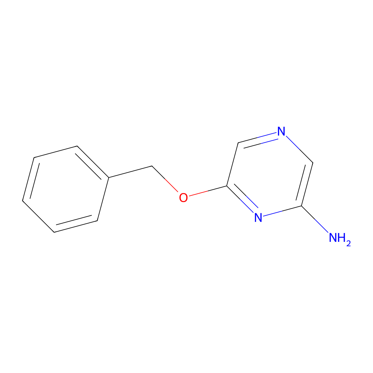 6-(Benzyloxy)pyrazin-2-amine molecular structure, CAS 126993-72-4