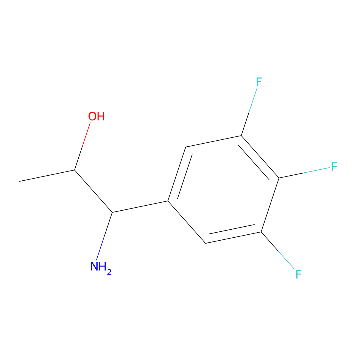 (1S,2S)-1-Amino-1-(3,4,5-trifluorophenyl)propan-2-OL molecular structure, CAS 1269931-16-9