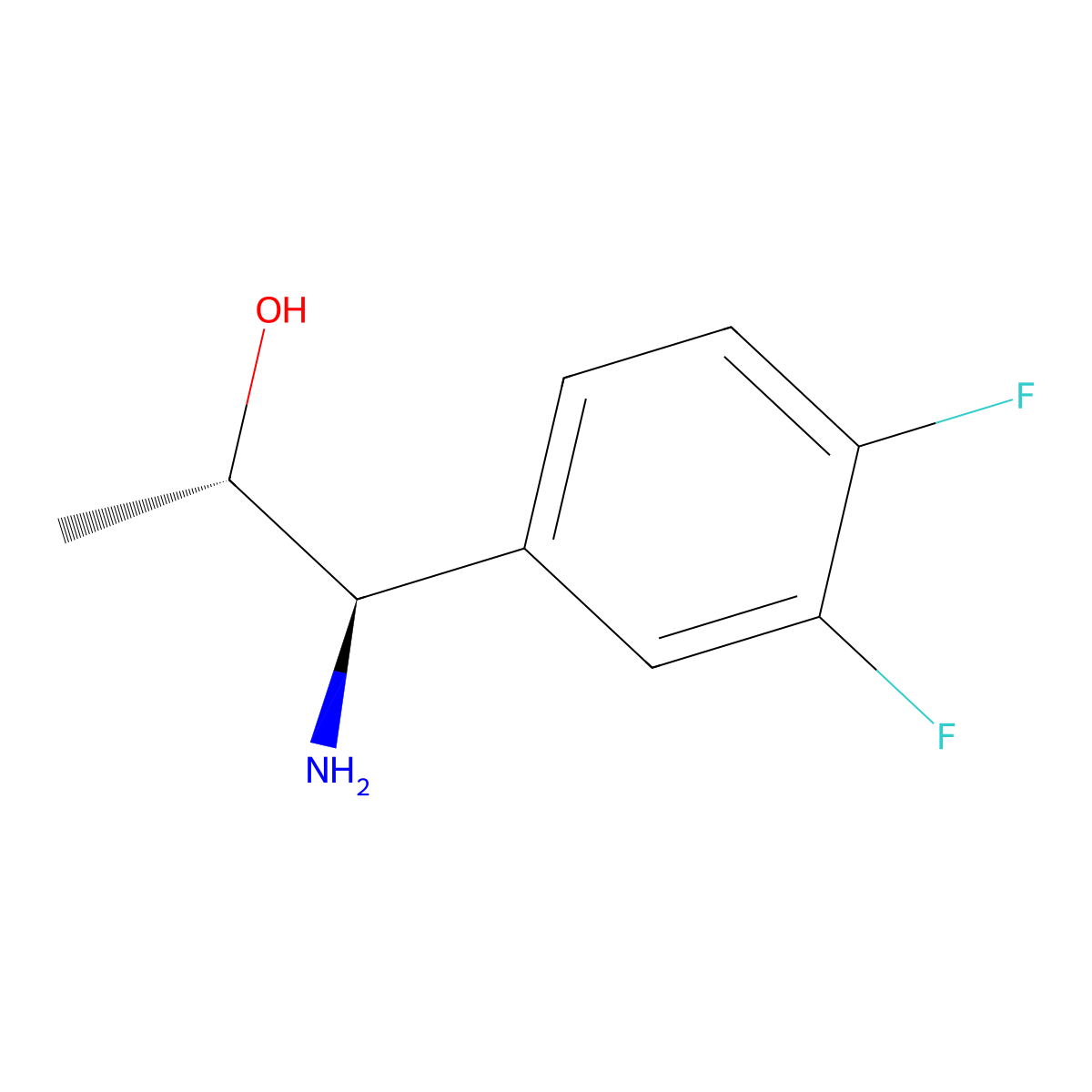 (1R,2S)-1-Amino-1-(3,4-difluorophenyl)propan-2-OL molecular structure, CAS 1269957-79-0