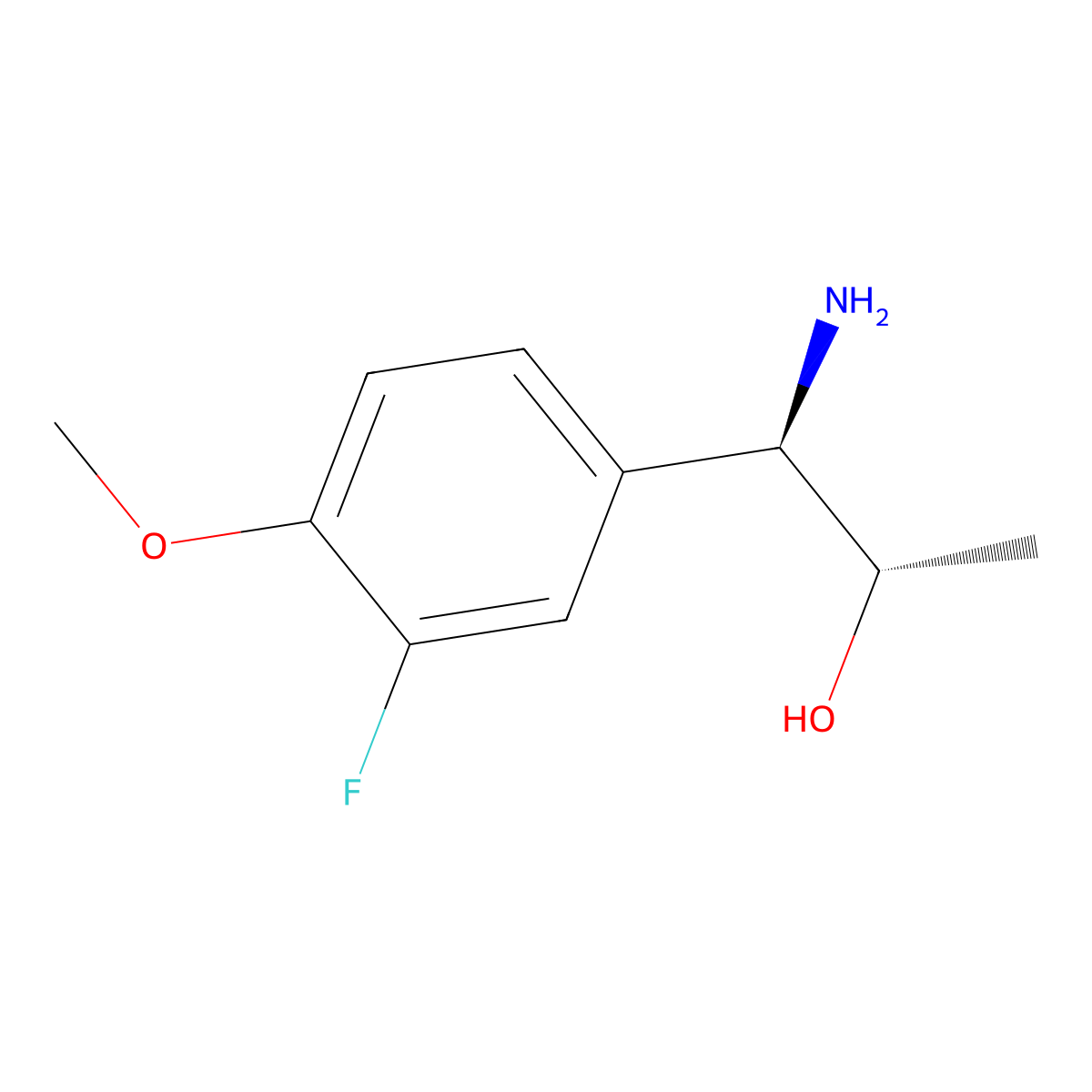 (1R,2S)-1-Amino-1-(3-fluoro-4-methoxyphenyl)propan-2-OL molecular structure, CAS 1269959-69-4