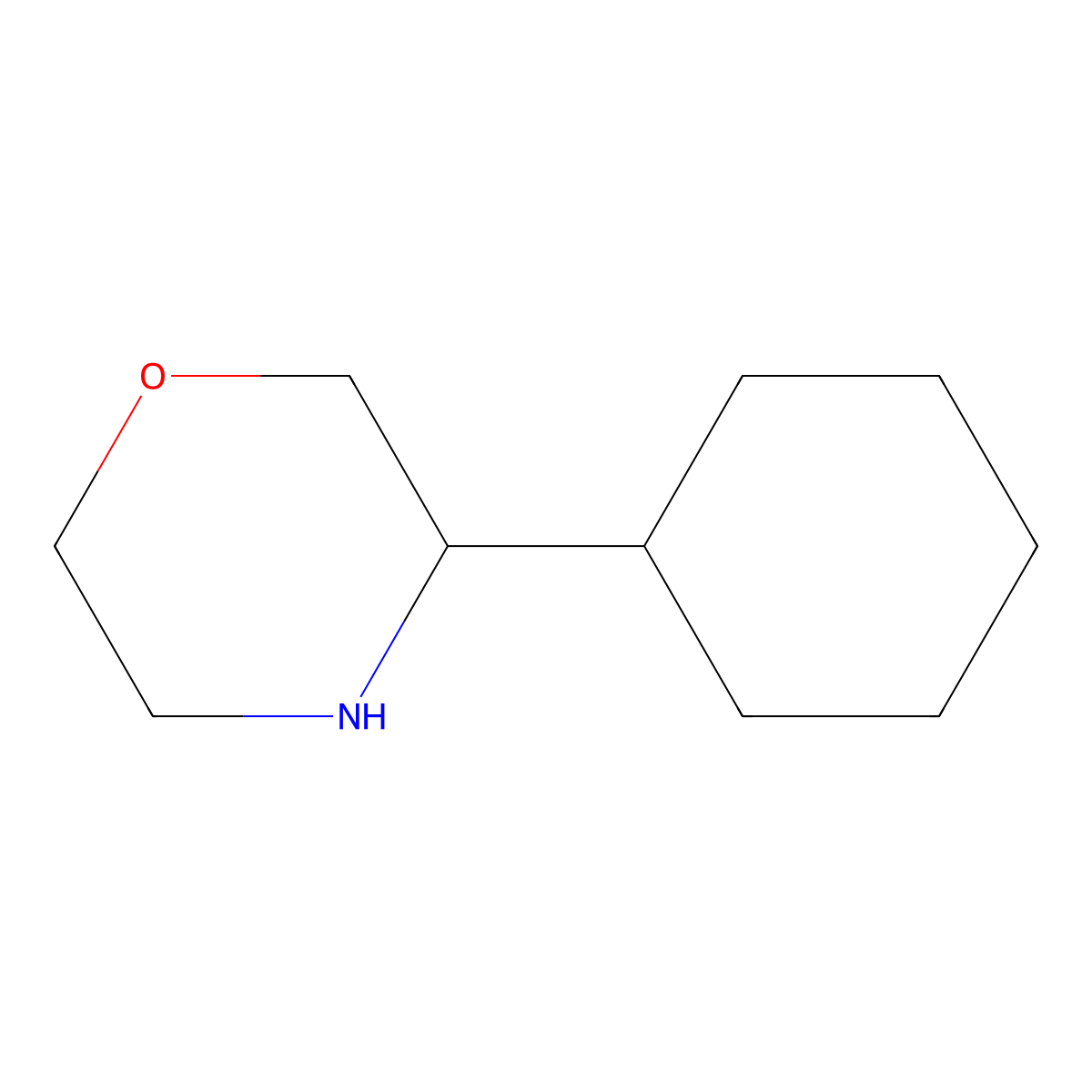 (R)-3-Cyclohexylmorpholine molecular structure, CAS 1269969-36-9