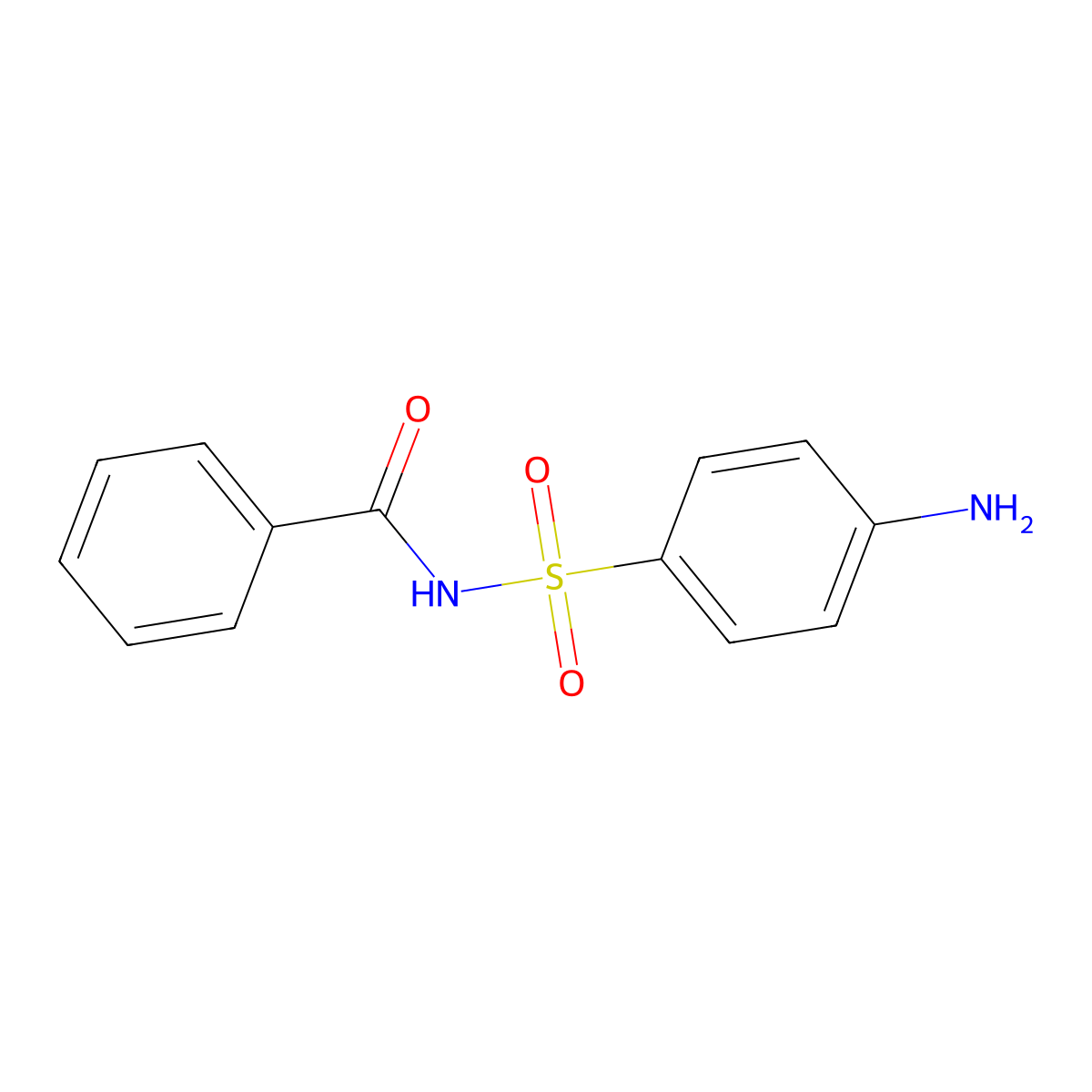 Sulfabenzamide molecular structure, CAS 127-71-9