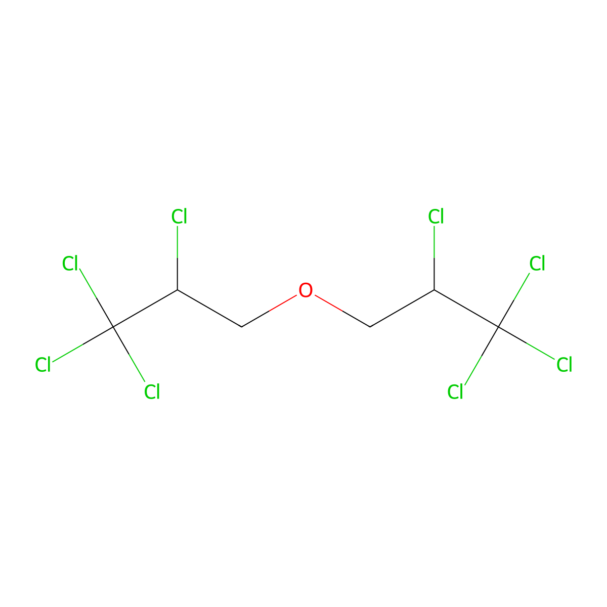 Octachlorodipropyl ether molecular structure, CAS 127-90-2