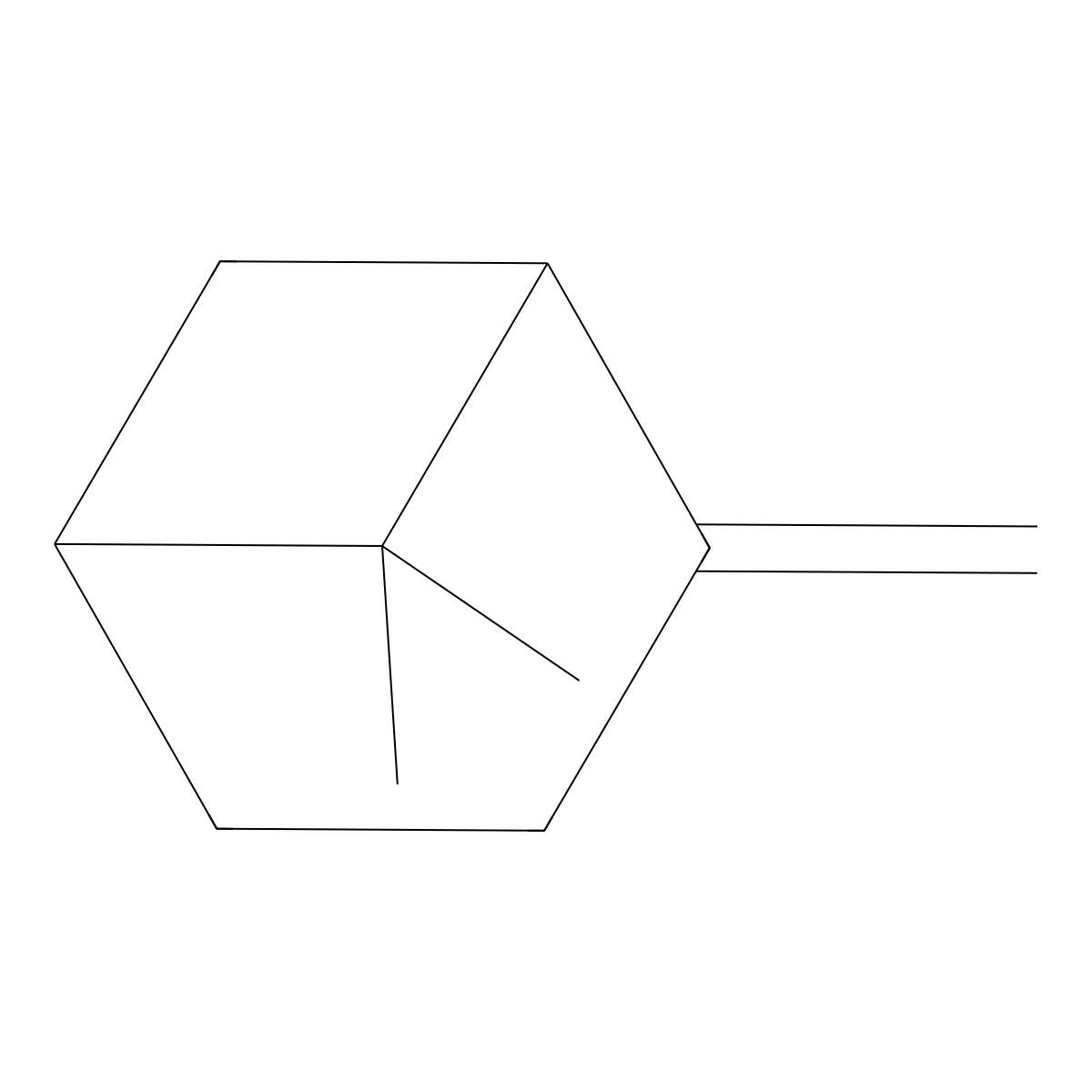 Beta-Pinene molecular structure, CAS 127-91-3