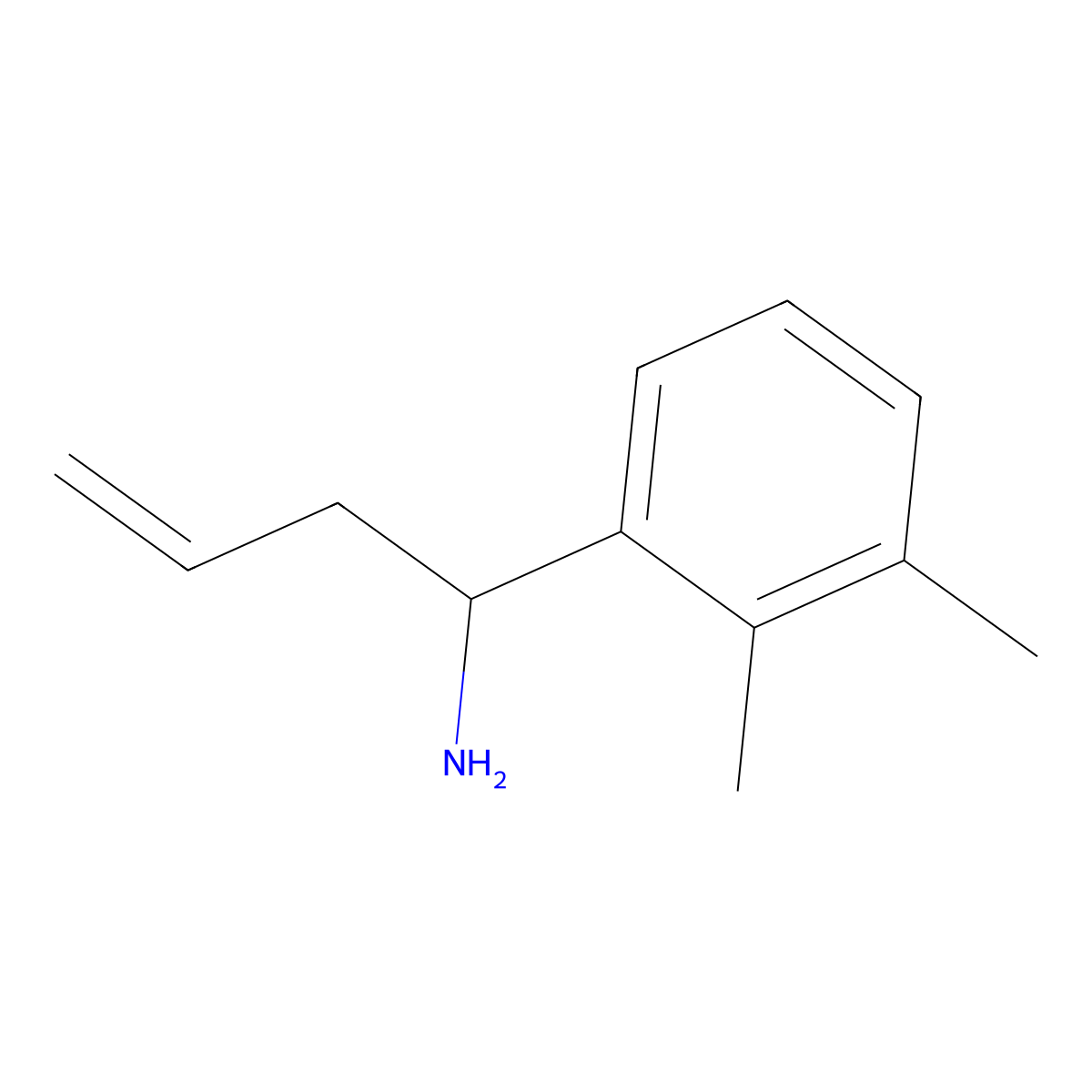 (R)-1-(2,3-Dimethylphenyl)but-3-en-1-amine molecular structure, CAS 1270003-92-3