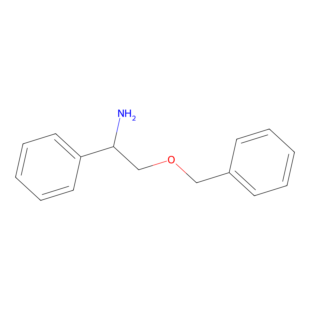 2-(Benzyloxy)-1-phenylethan-1-amine molecular structure, CAS 127001-22-3