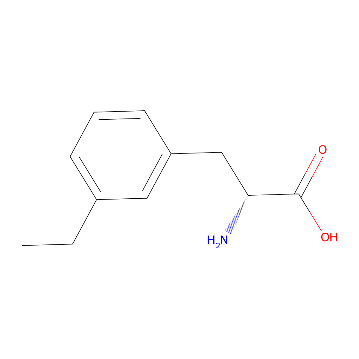3-Ethyl-D-phenylalanine molecular structure, CAS 1270013-85-8