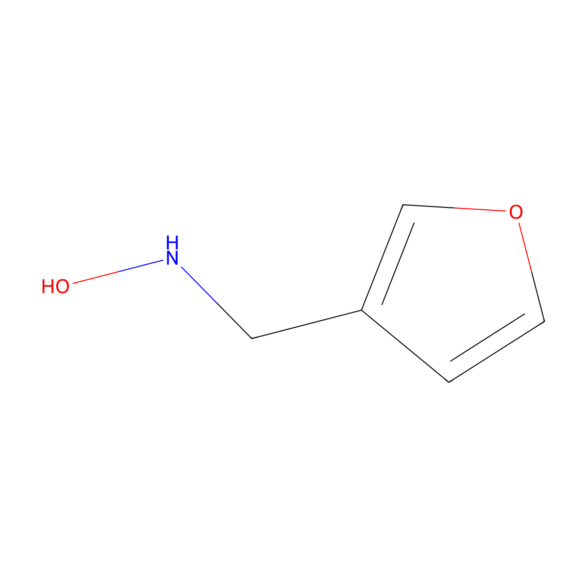 n-[(Furan-3-yl)methyl]hydroxylamine molecular structure, CAS 1270041-09-2