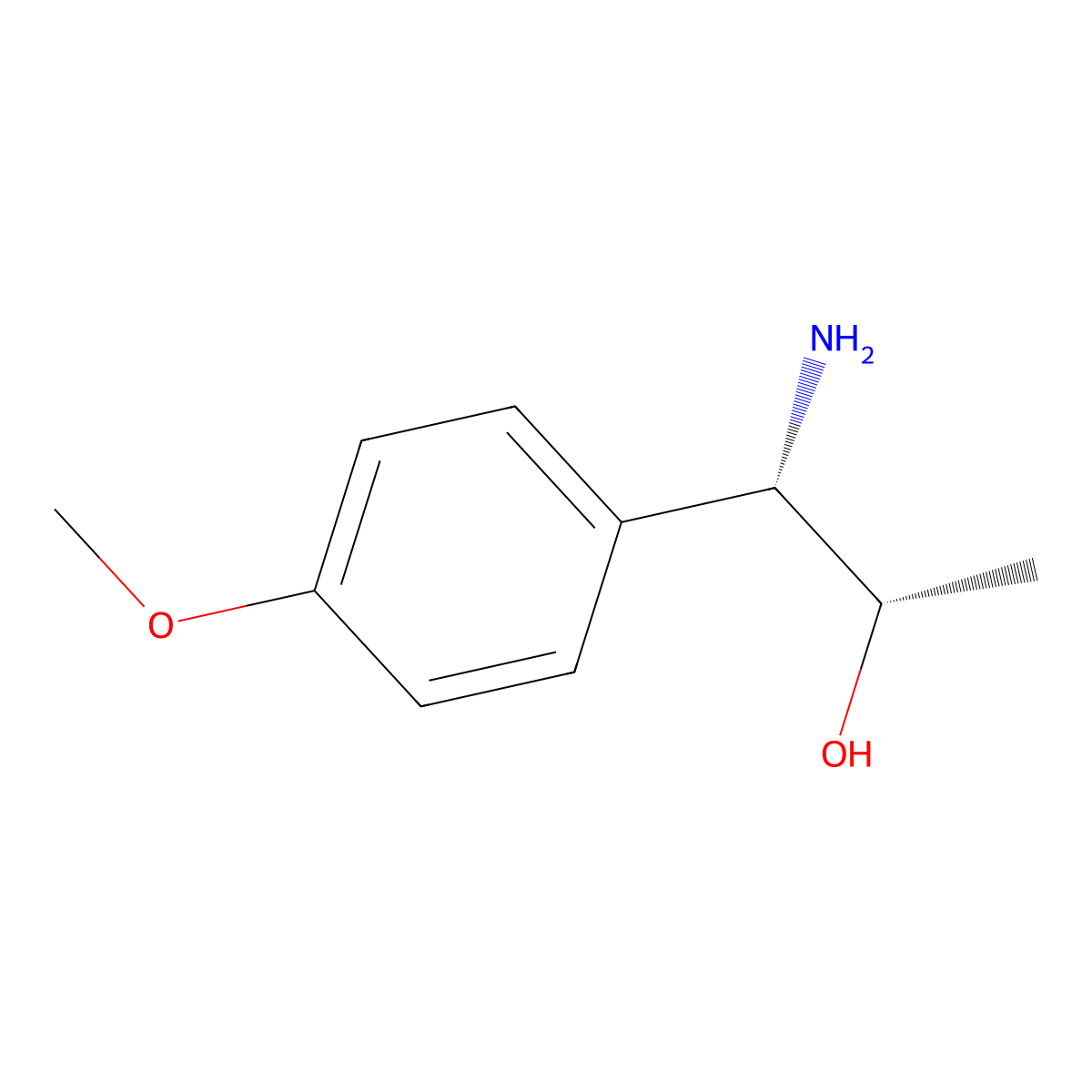 (1S,2S)-1-amino-1-(4-methoxyphenyl)propan-2-ol molecular structure, CAS 1270083-12-9