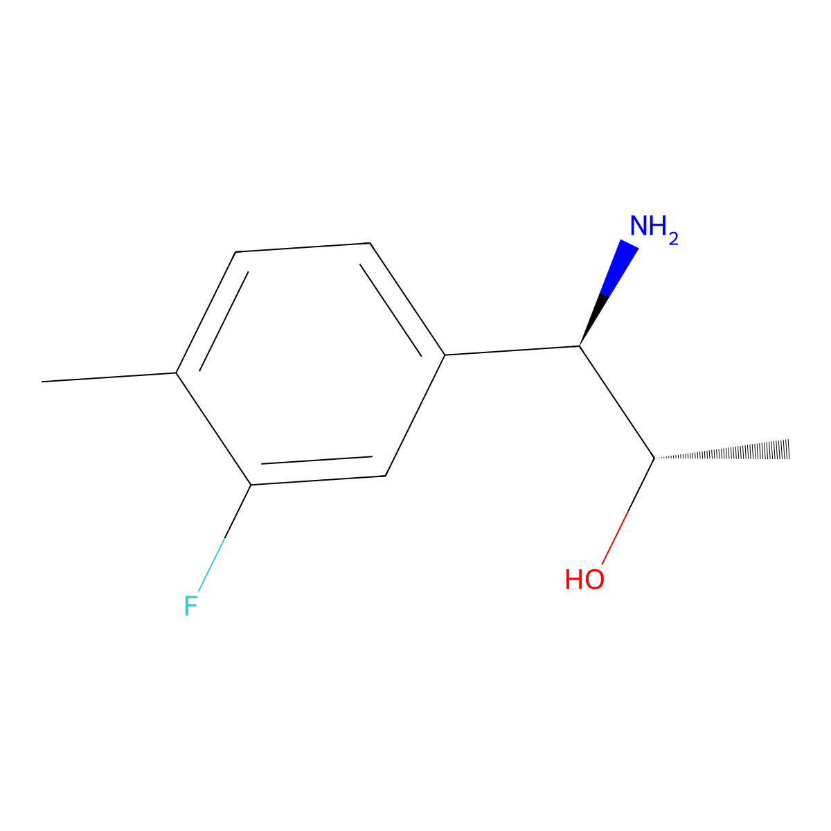 (1R,2S)-1-Amino-1-(3-fluoro-4-methylphenyl)propan-2-OL molecular structure, CAS 1270090-23-7