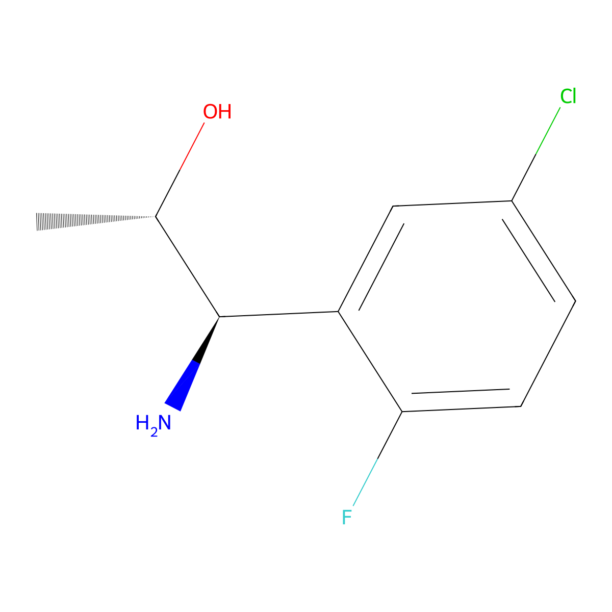 (1R,2S)-1-Amino-1-(5-chloro-2-fluorophenyl)propan-2-OL molecular structure, CAS 1270102-76-5