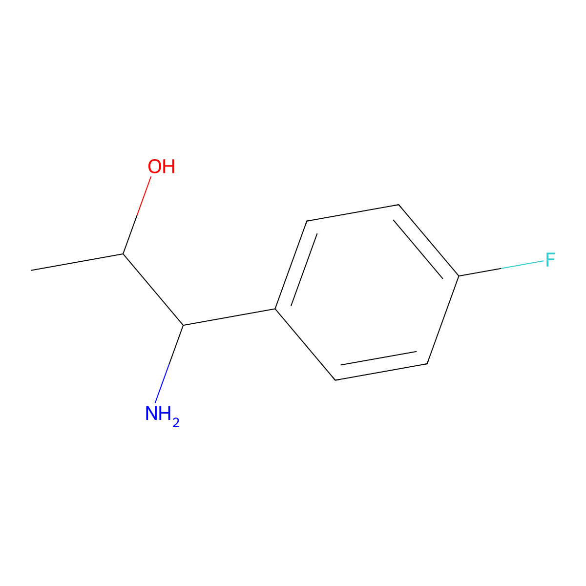 (1S,2S)-1-amino-1-(4-fluorophenyl)propan-2-ol molecular structure, CAS 1270182-16-5