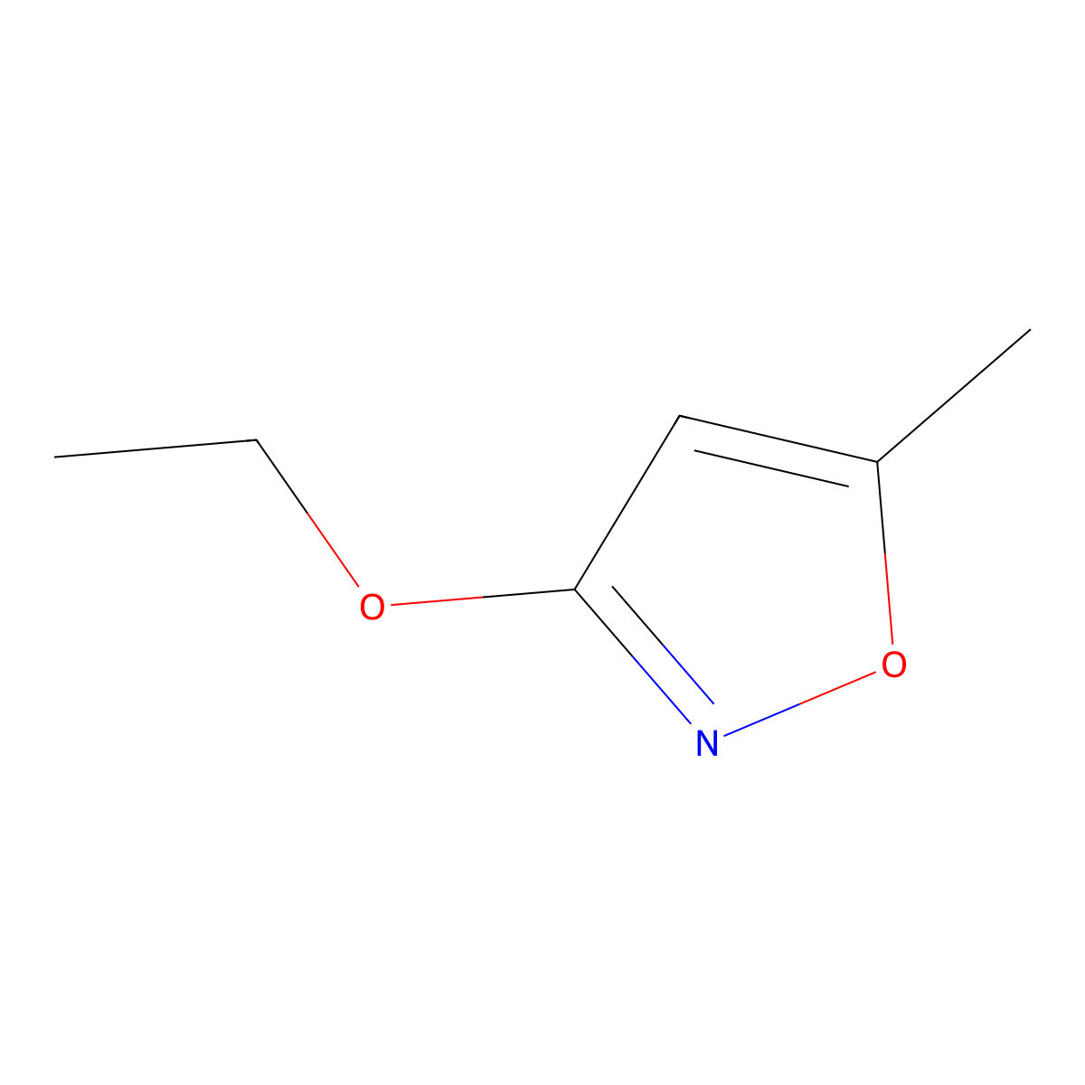 3-Ethoxy-5-methylisoxazole molecular structure, CAS 127020-20-6