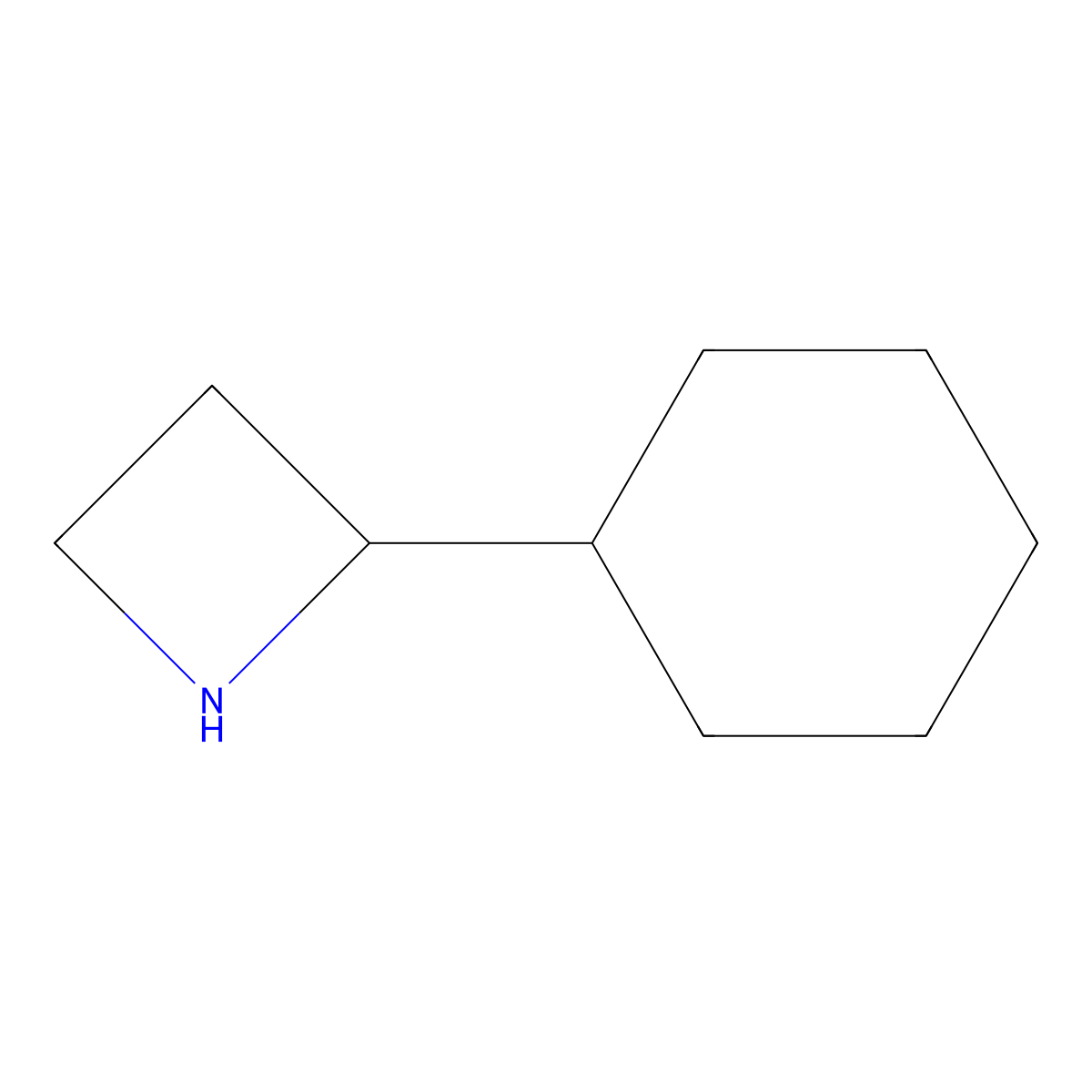 (2R)-2-cyclohexylazetidine molecular structure, CAS 1270206-77-3