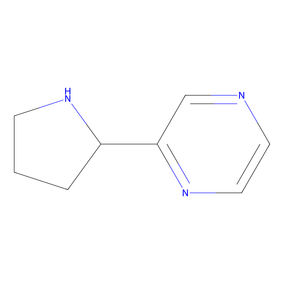 (S)-2-Pyrrolidin-2-yl-pyrazine molecular structure, CAS 1270279-35-0