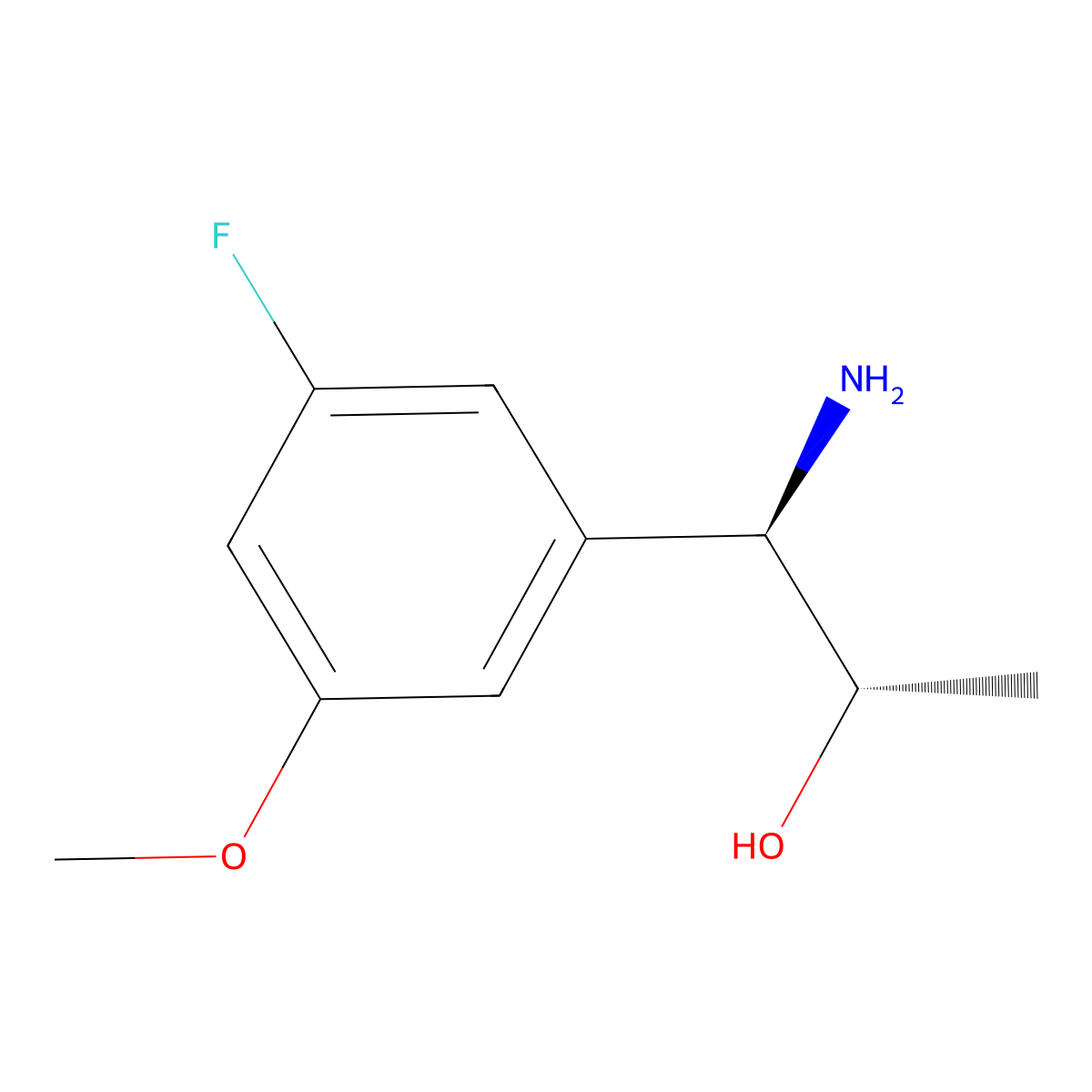 (1R,2S)-1-Amino-1-(3-fluoro-5-methoxyphenyl)propan-2-OL molecular structure, CAS 1270287-11-0