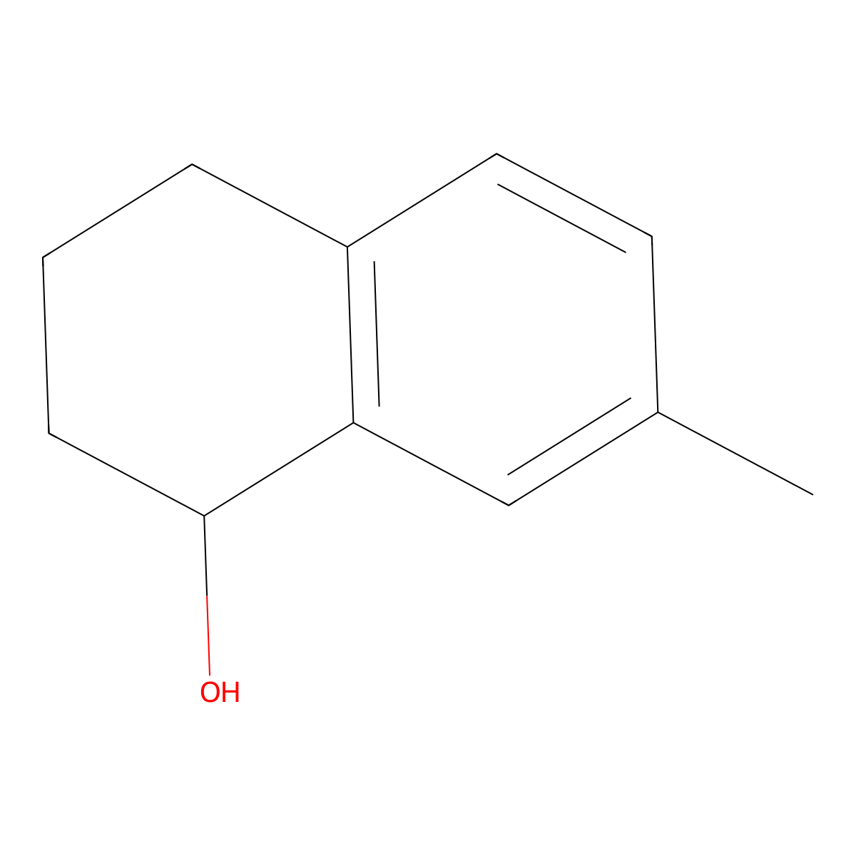 (1S)-7-methyl-1,2,3,4-tetrahydronaphthalen-1-ol molecular structure, CAS 1270293-78-1