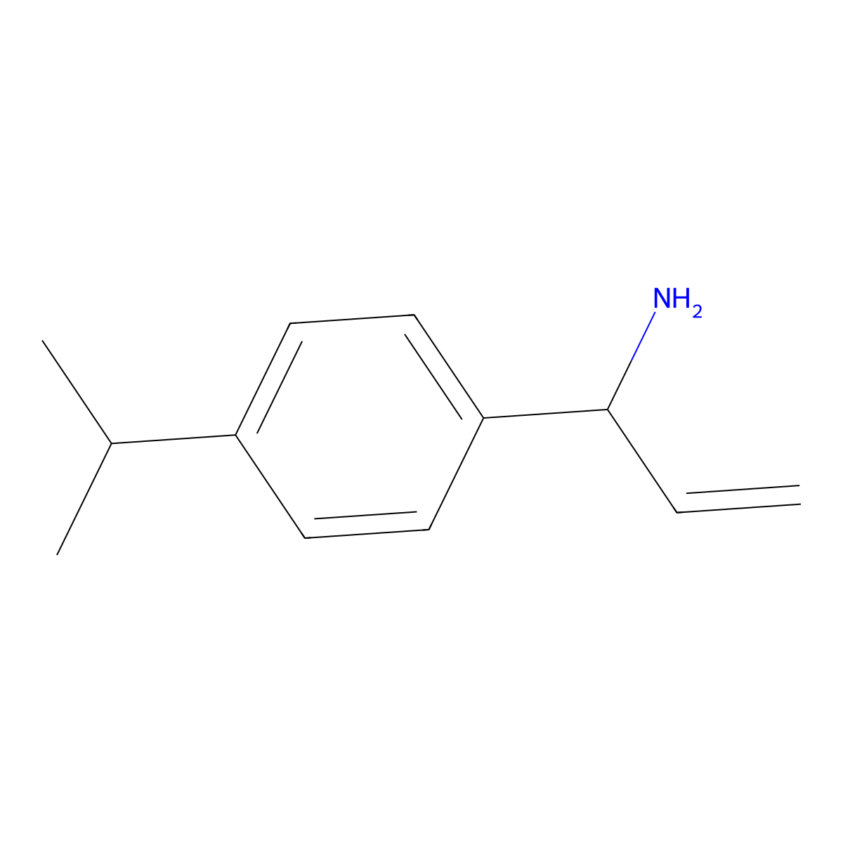 1-[4-(Methylethyl)phenyl]prop-2-enylamine molecular structure, CAS 1270329-81-1