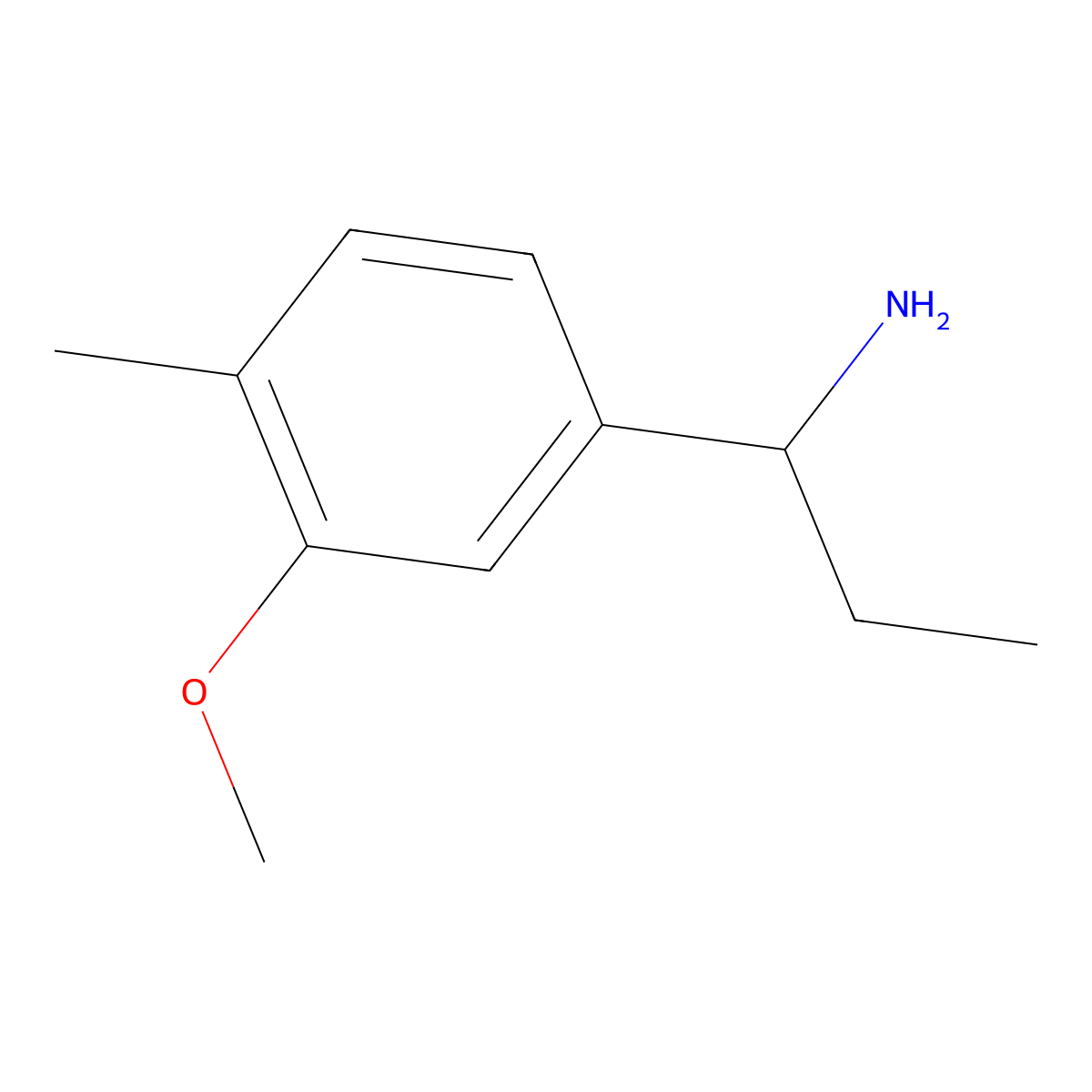 1-(3-Methoxy-4-methylphenyl)propan-1-amine molecular structure, CAS 1270334-02-5