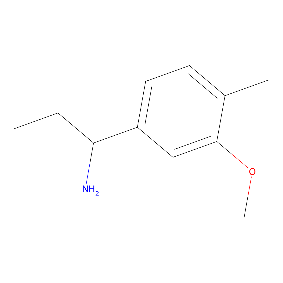 1-(3-Methoxy-4-methylphenyl)propan-1-amine molecular structure, CAS 1270334-02-5