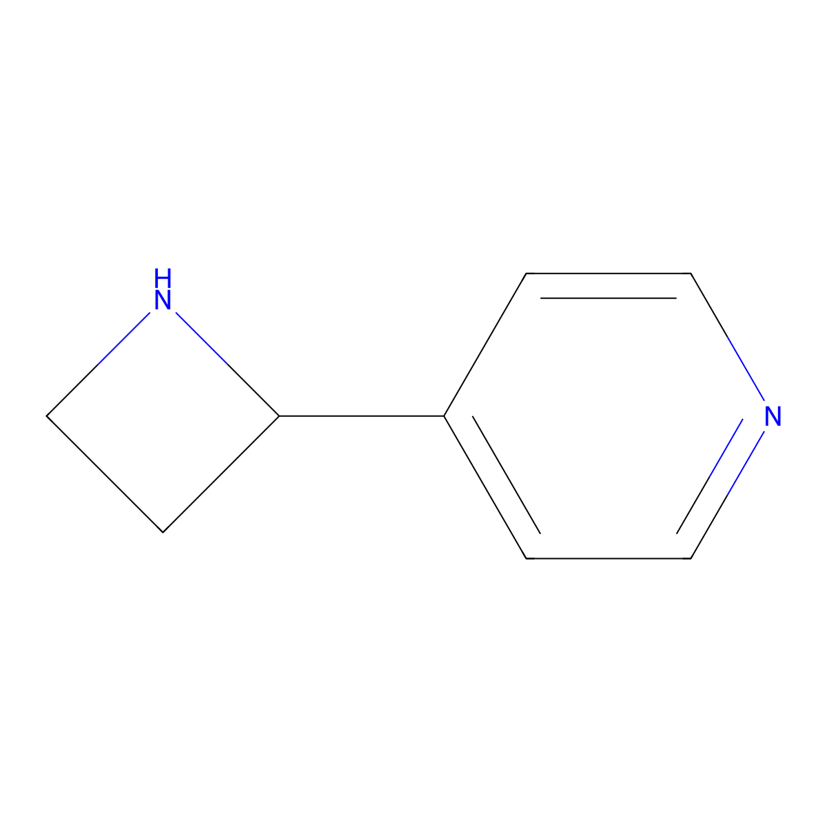 4-(Azetidin-2-yl)pyridine molecular structure, CAS 1270335-18-6